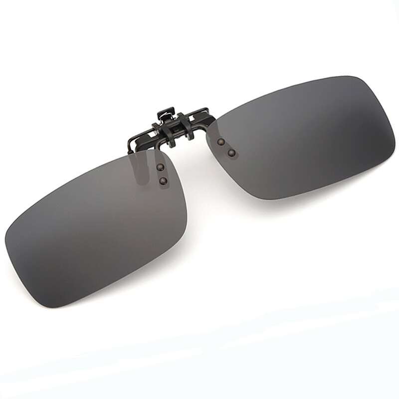Polarized Flip Up Clip On Sunglasses Unisex 100% UV Protection Fishing Driving