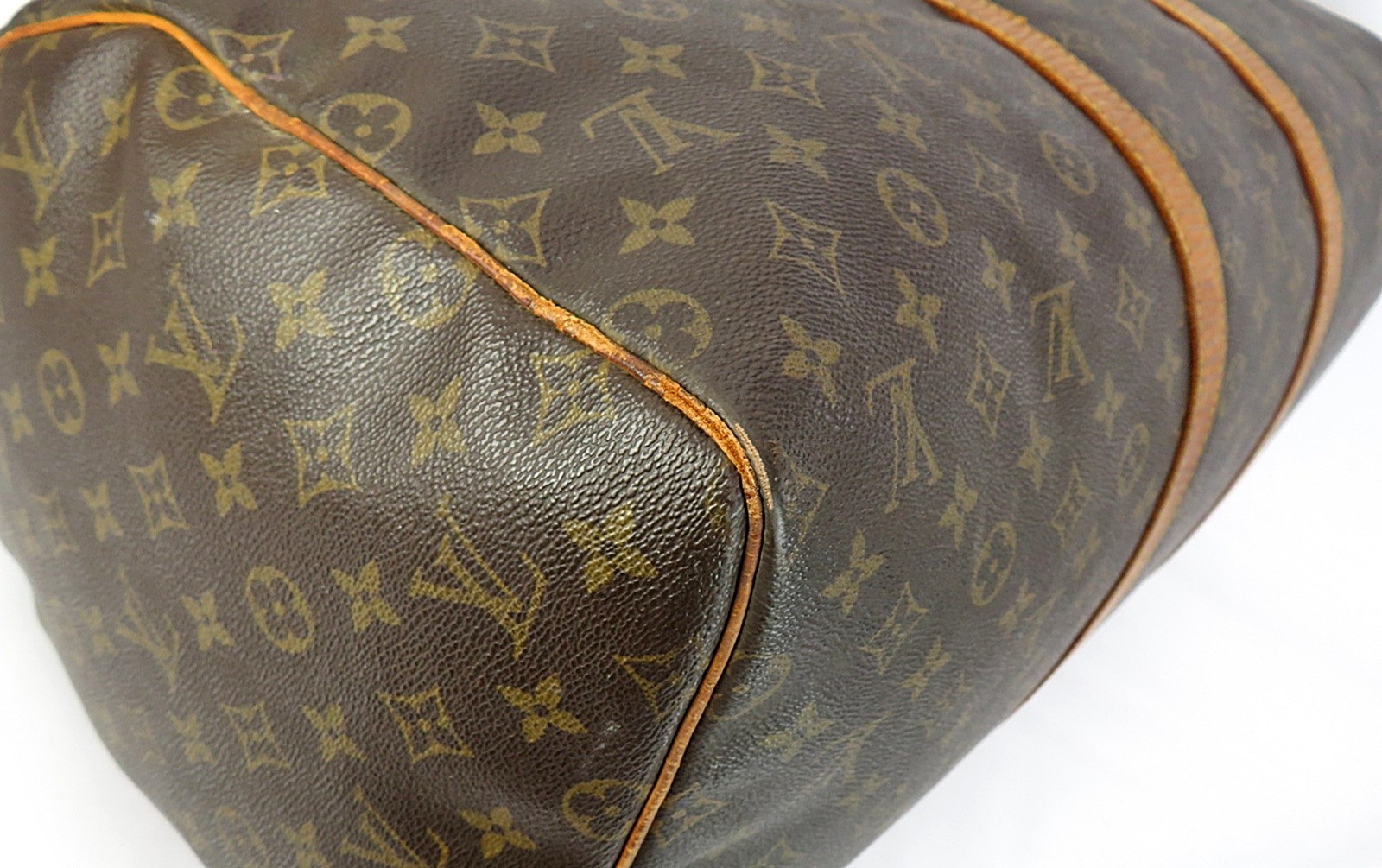 Authentic LOUIS VUITTON Keepall 55 Monogram Canvas Duffel Bag #64013