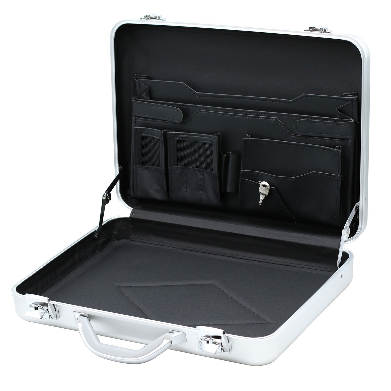 18-Inch Molded Aluminum Attache Case – SLIM, Stylish, Durable, and 3-Inch Deep