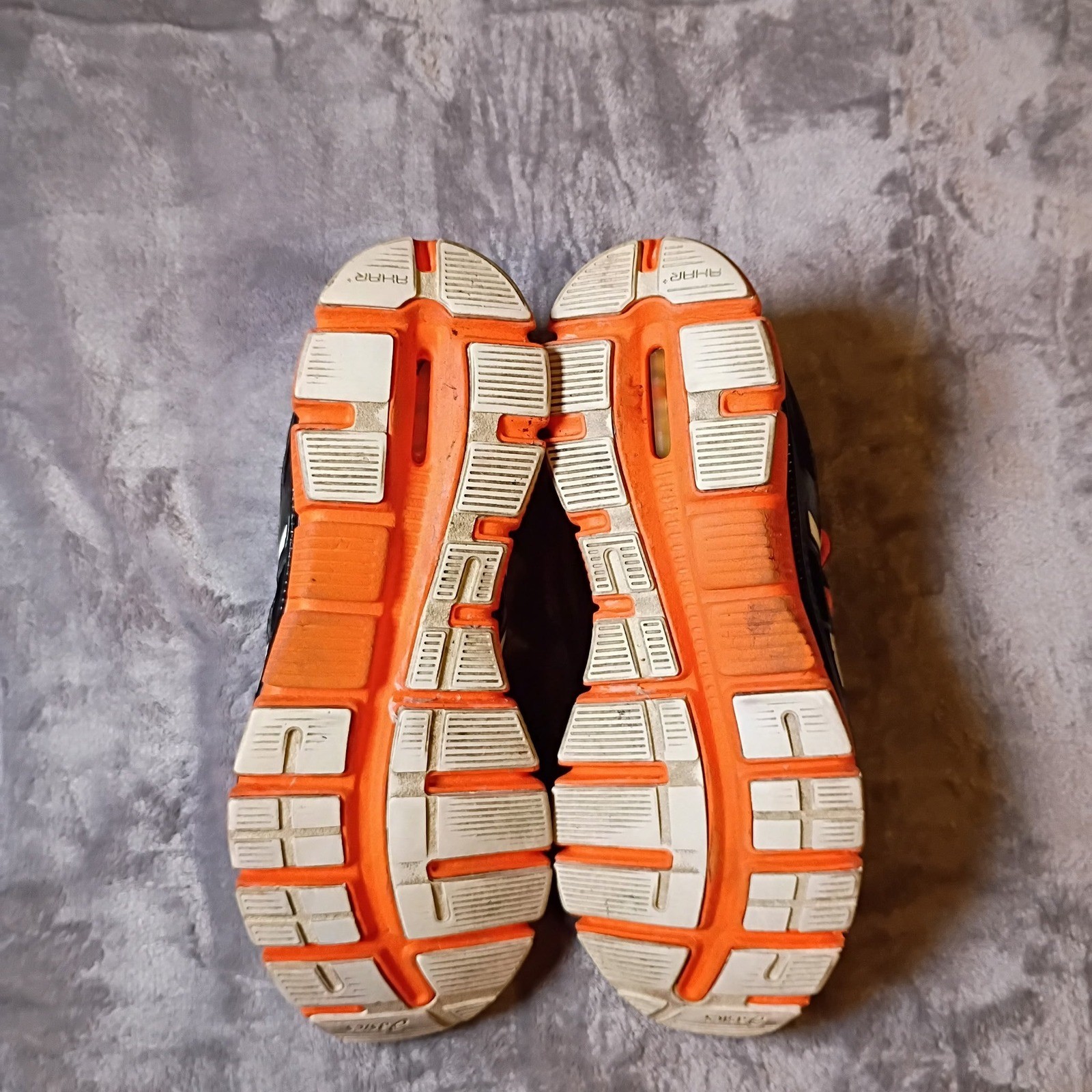 ASICS Gel-Blur33 Mens Running Shoes T2H3N Black Orange White Size 9 Sneakers Y2K
