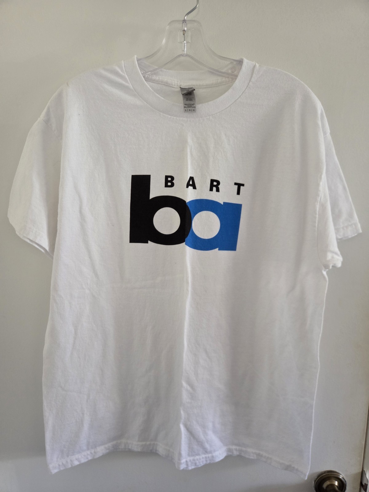 Bay Area Rapid Transit Unisex Heavy Cotton Gildan T-Shirt Sz L