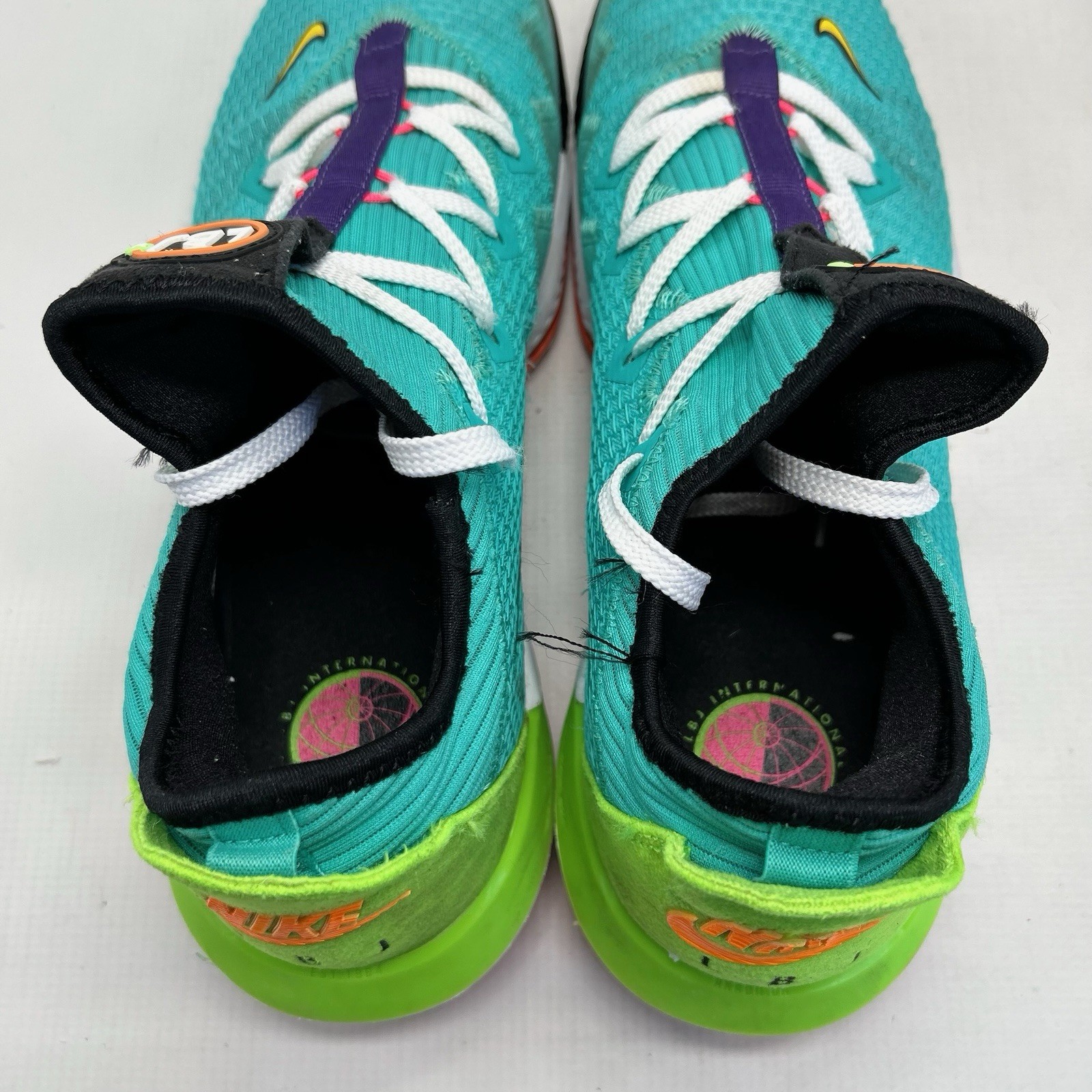 Nike LeBron James LBJ 16 Low Hyper Jade Men’s Size 14 US C12668-301 Basketball