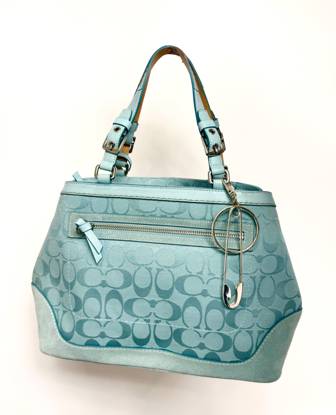 blue coach bag vintage (early 2000s)