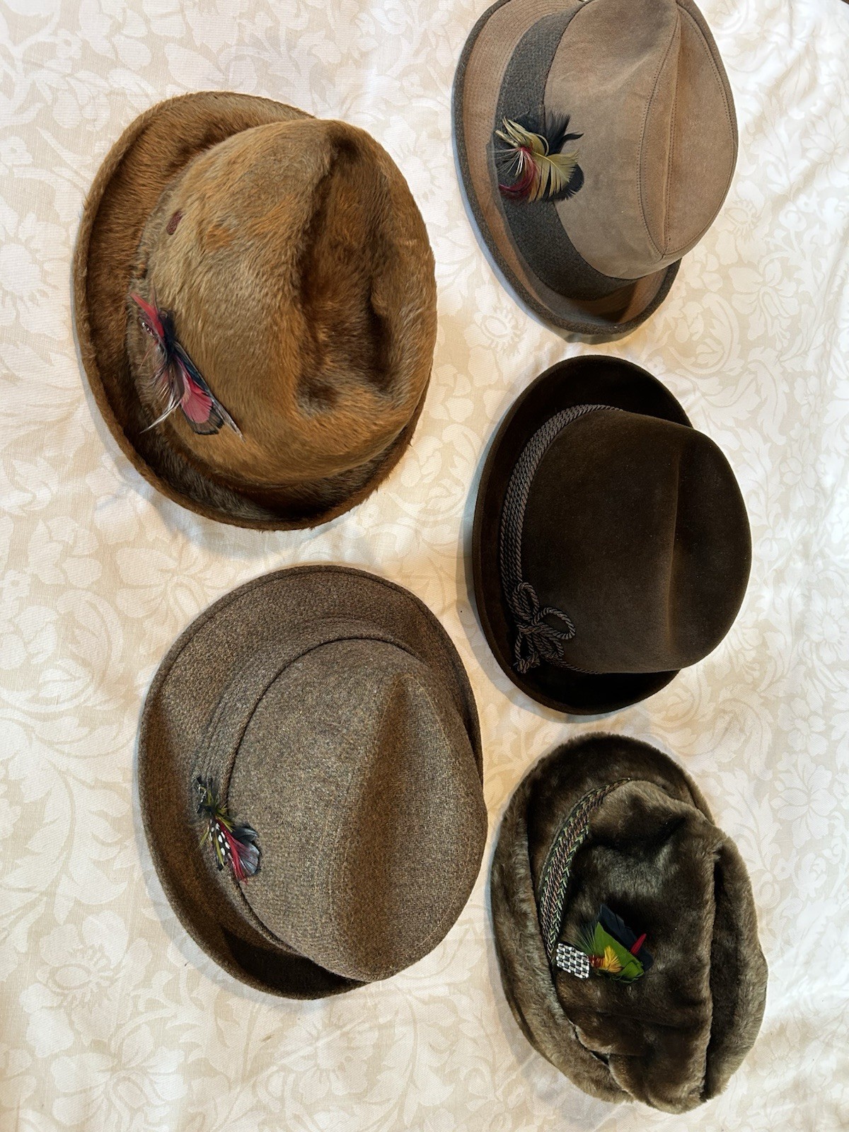 Men’s Fadora Hat Collection 5 Hats