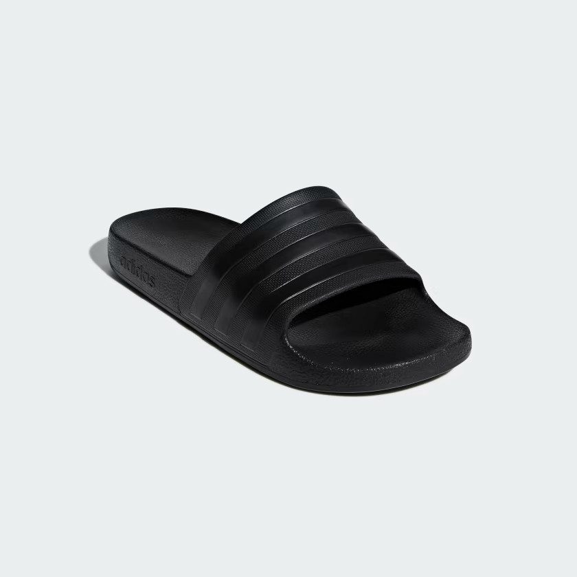 NEW Original Adidas Unisex Adilette Aqua Slides Sandals – Black – FREE SHIPPING