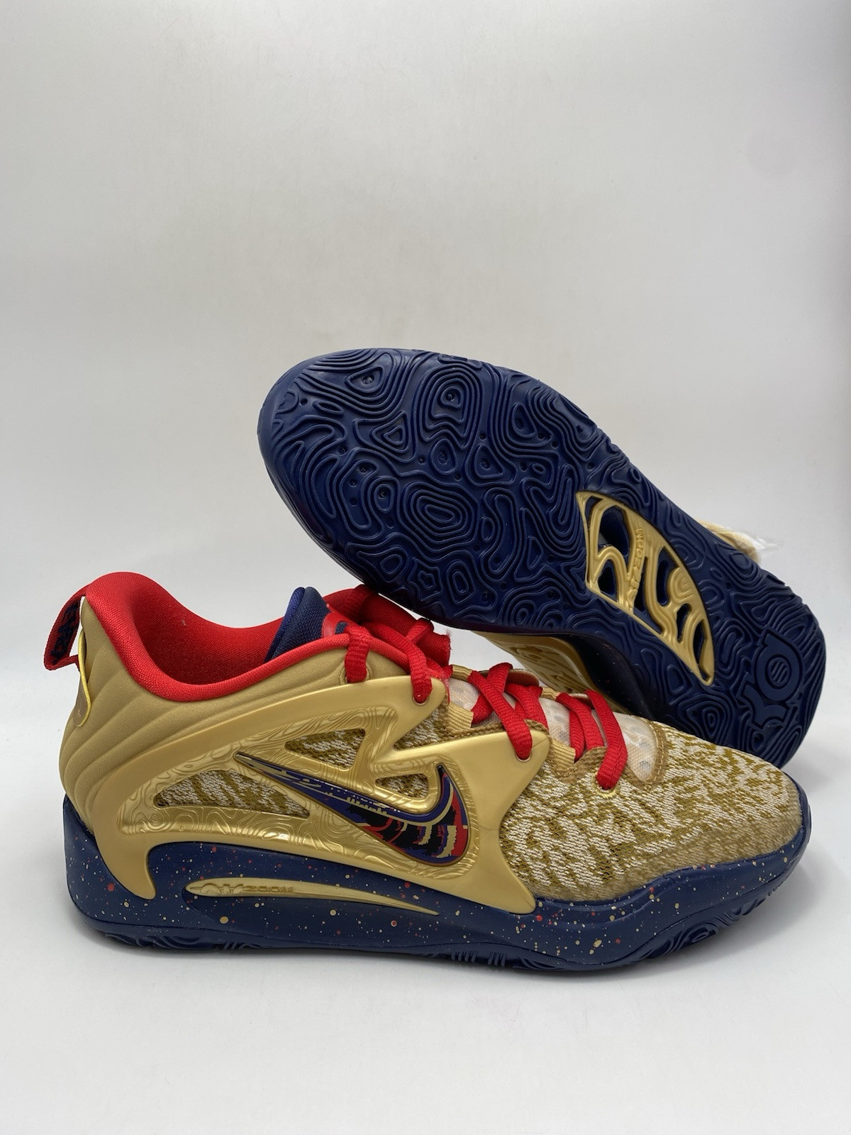 Nike KD15 Metallic Gold Midnight Navy Red (DC1975 700) Men’s Sz 10/Wmns 11.5