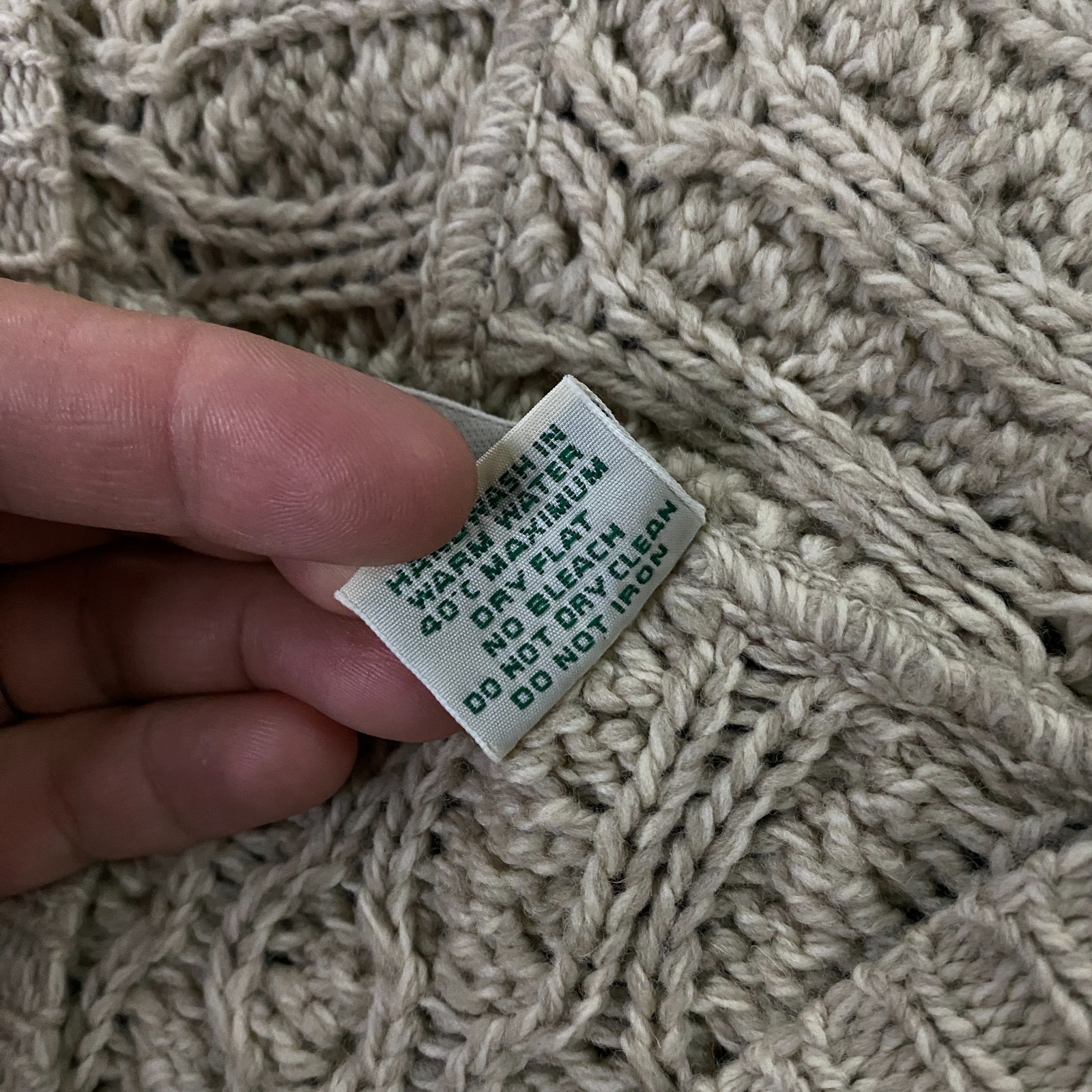 Aran Crafts Sweater Women Small Wool Cable Knit Hoodie Fisherman Made in Ireland