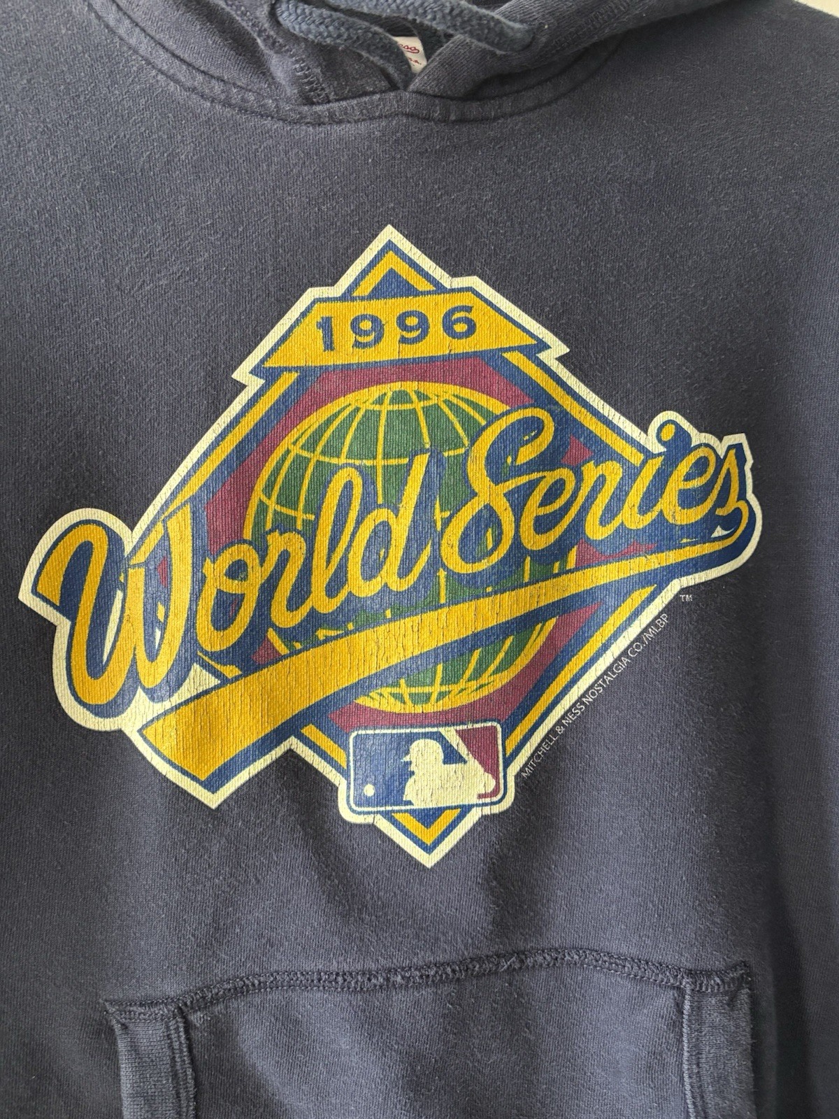 New York Yankees 1996 World Series Mitchell & Ness Navy MLB Graphic Hoodie Small