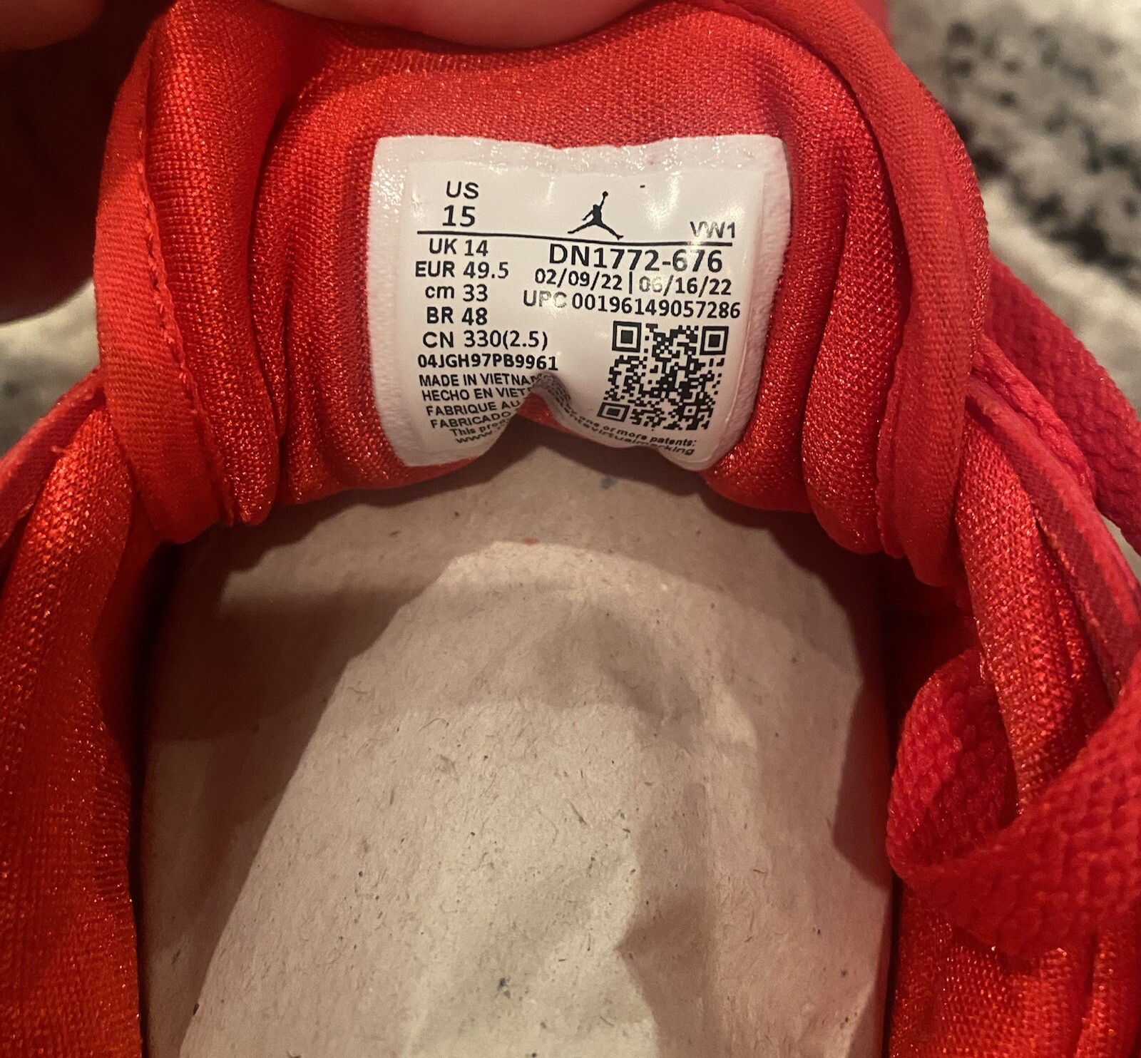 Size 15 – Jordan Luka 1 University Red