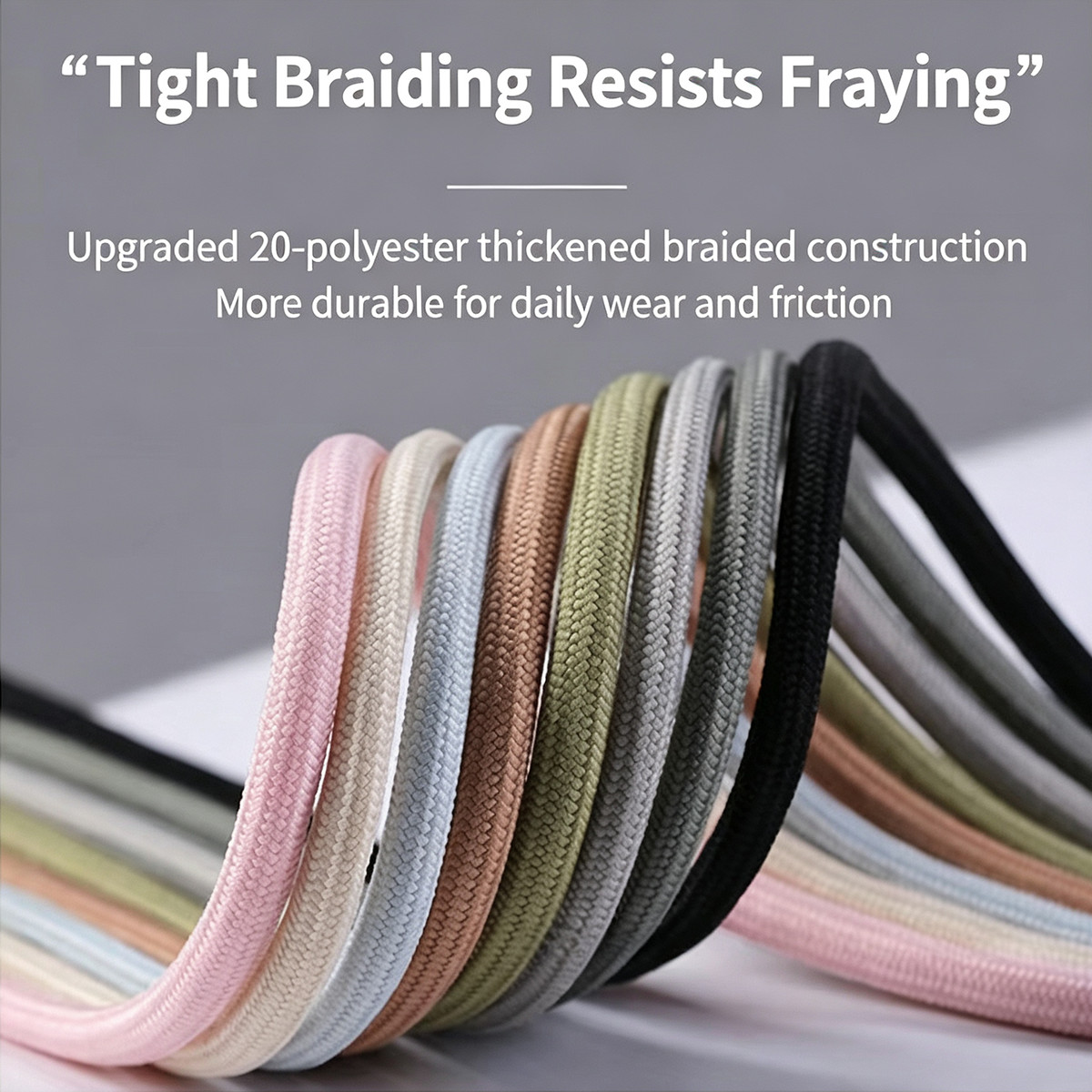 Round Shoelaces Replacement for Boots Sneakers Athletic Sport Shoes 47/55 Inch