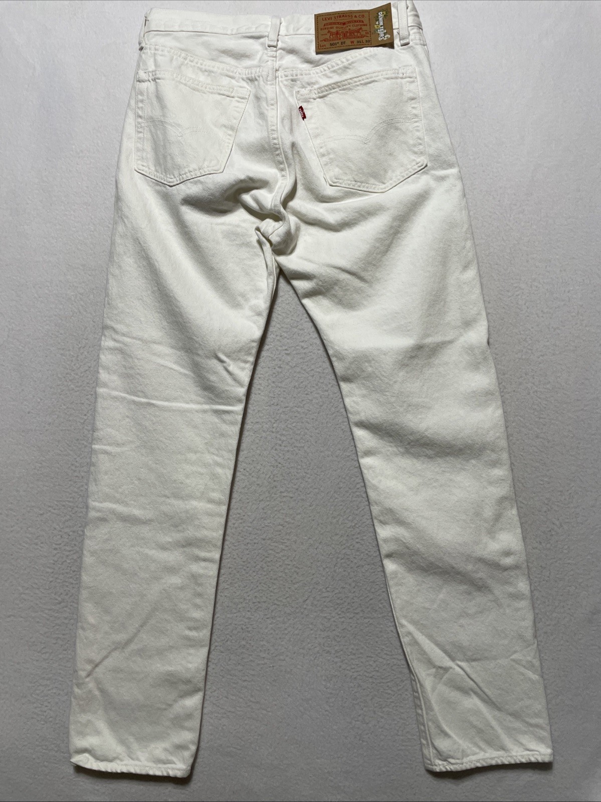 Denim Tears x Levi’s 501 Button Fly Big E Jeans Off White Men’s Sz 31 x 32 NWOT