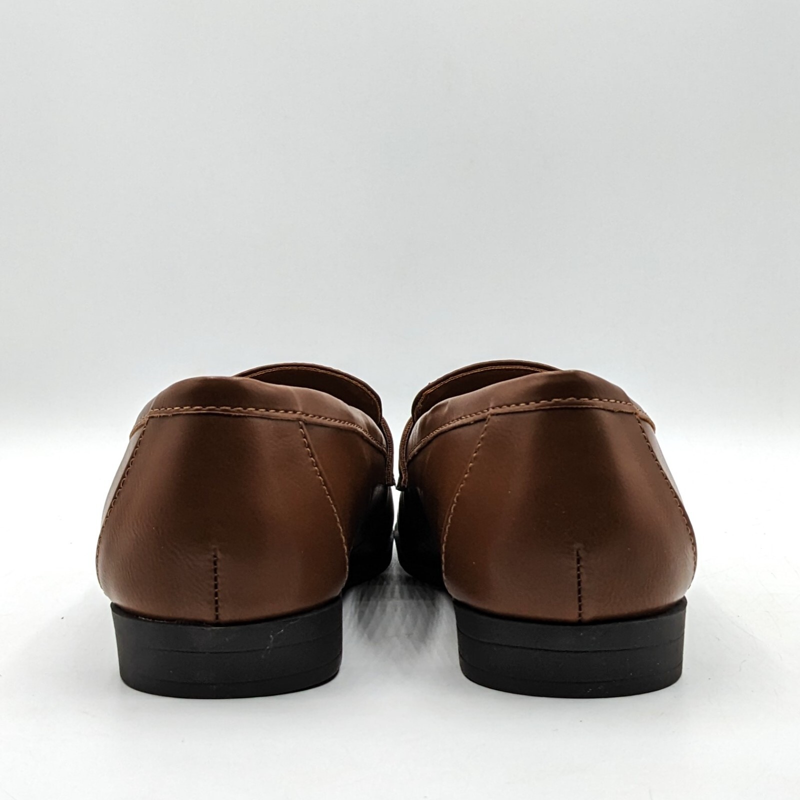 Kensie “Gitty” Women’s Slip-On Penny Loafer w/Padded Footbed (Cognac) – NEW