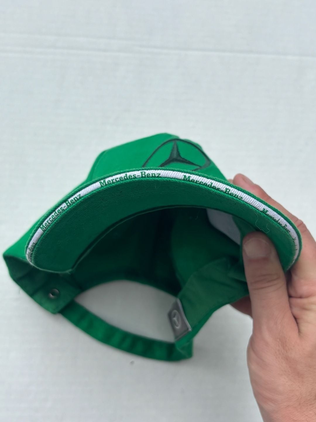Mercedes-Benz Green Embroidered Logo Baseball Cap Hat