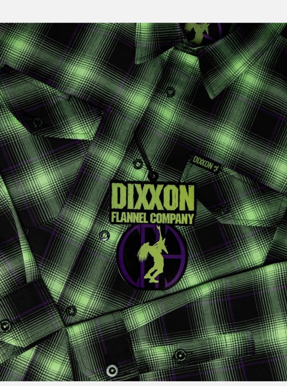 Dixxon Flannel DIMEBAG DARRELL PANTERA FLANNEL. Men’s Large – New In Bag.