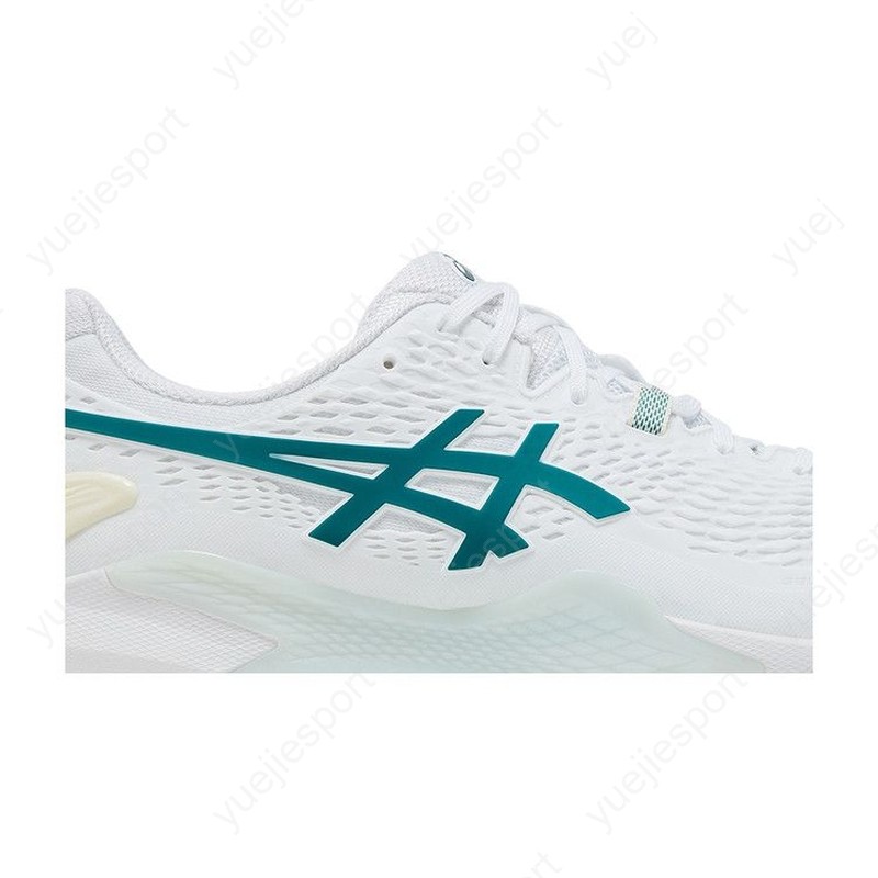 ASICS Gel Resolution 9 White Pitch Green 1041A435-101