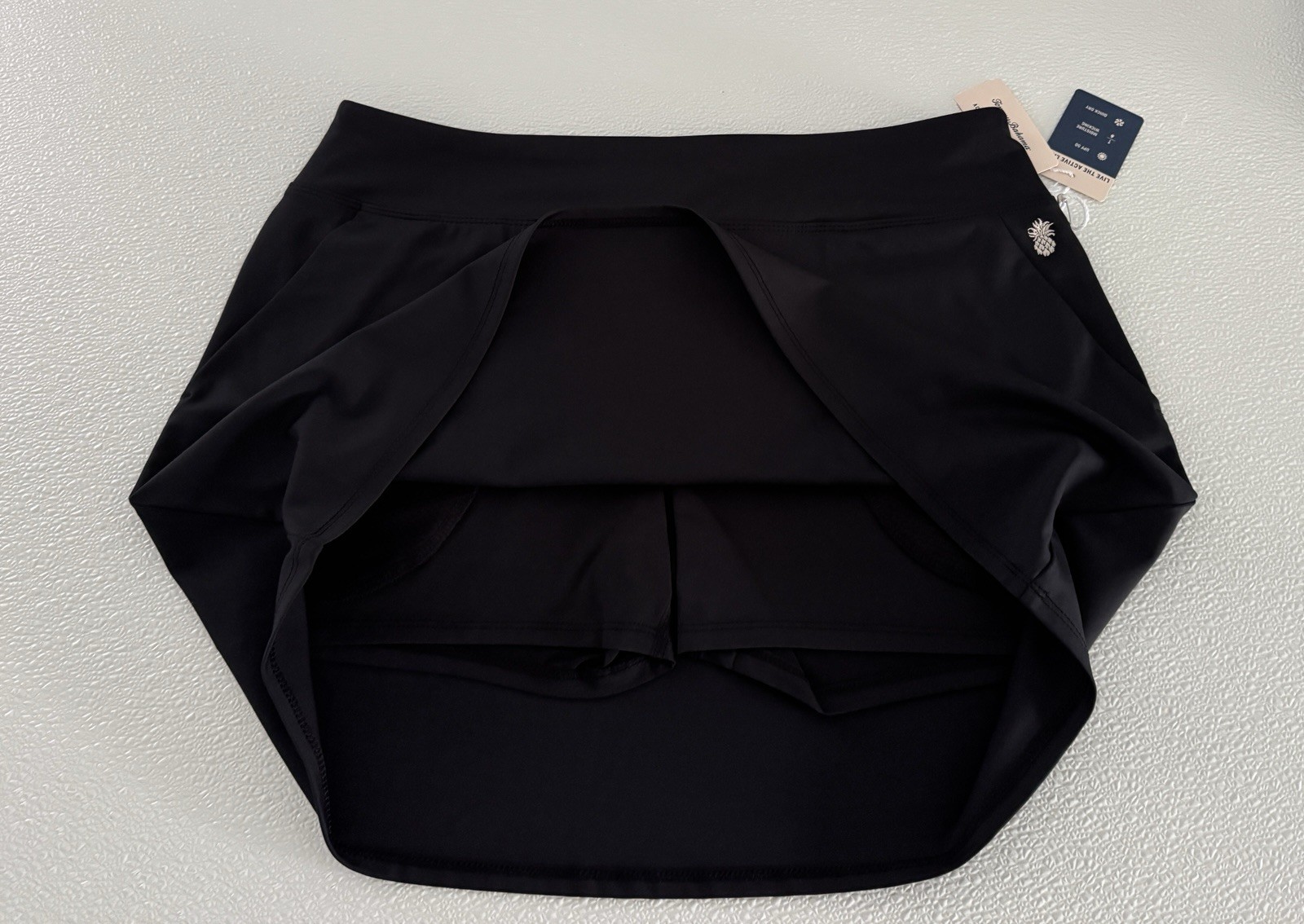 Tommy Bahama Active Golf Tennis Skort Skirt XS S M L XL Black A-Line Pockets W7