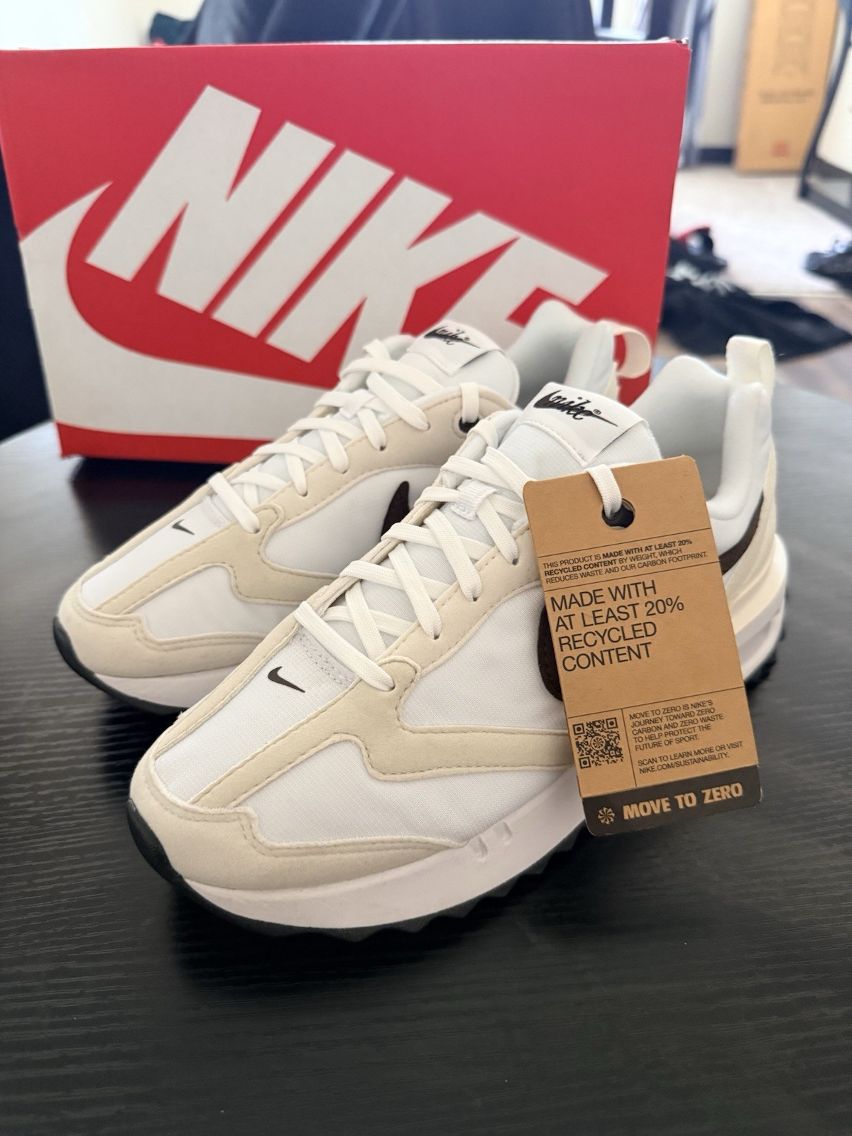 Size W8 Nike Air Max (Dawn) White/Baroque/Phantom