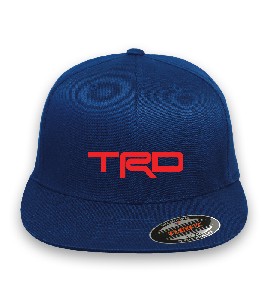 TRD TOYOTA RACING CURVED or FLAT BILL FLEXFIT HAT ***FREE SHIPPING in BOX***