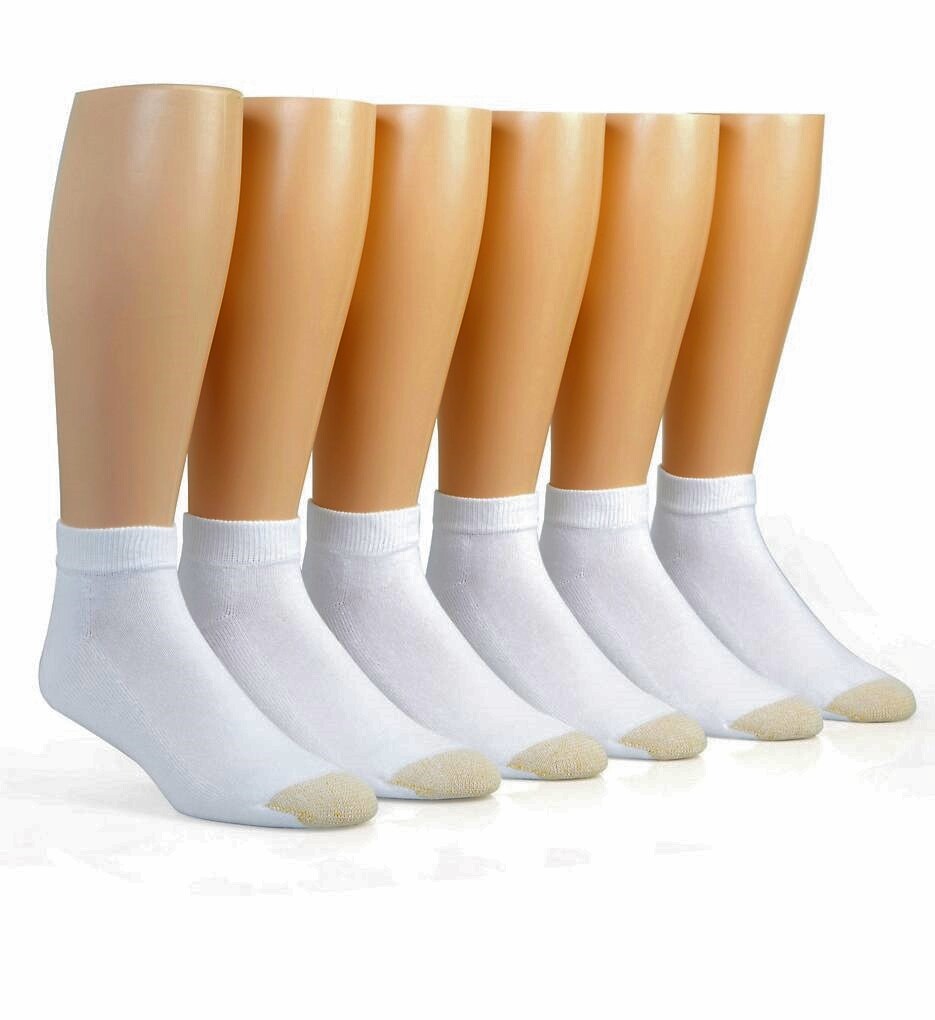 8 Pairs Mens Gold Toe Aqua FX Moisture Dry Cool Comfort Cotton Low Cut Socks