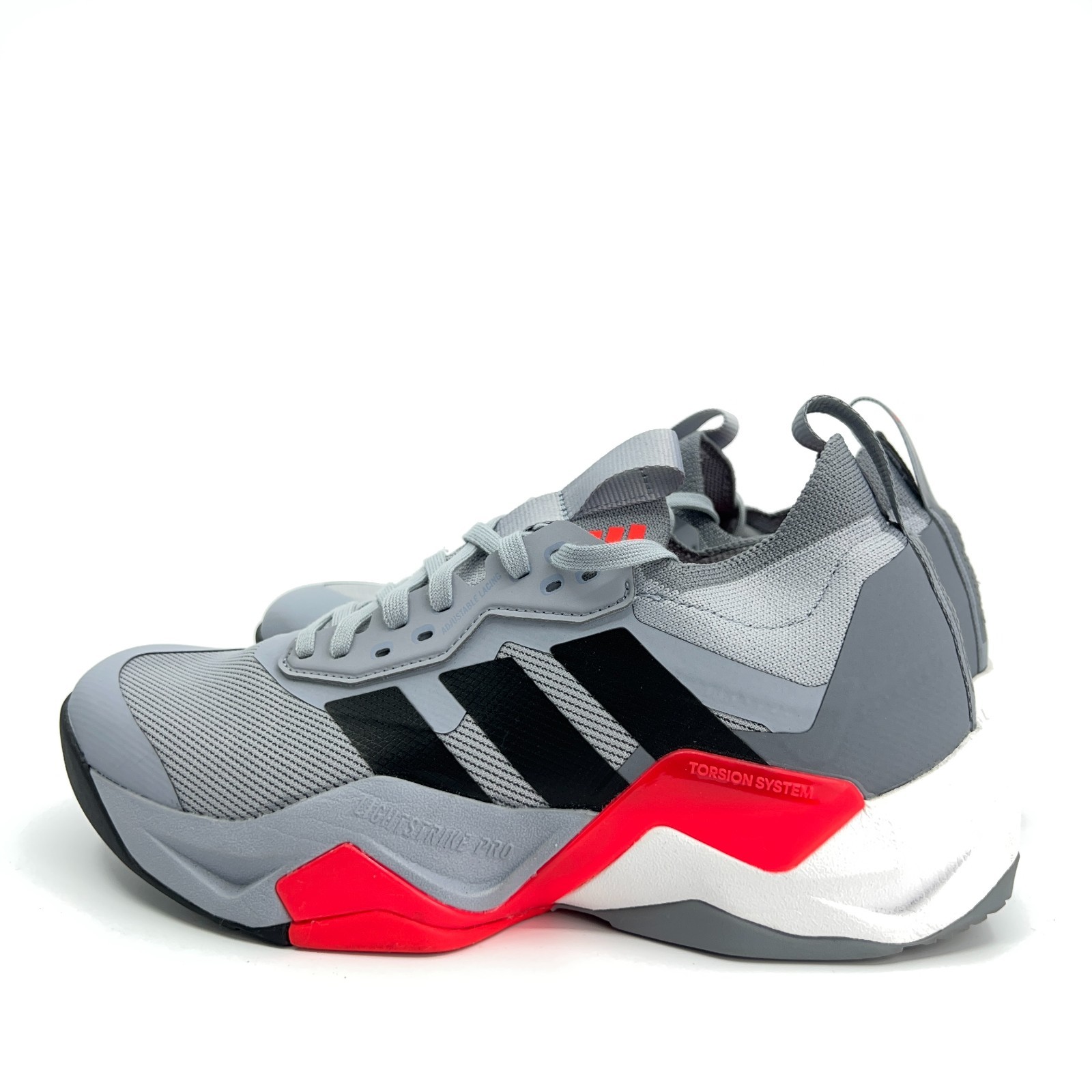 adidas Rapidmove Advance 2 Men 8.5 Halo Silver Black Lucid Red Shoes