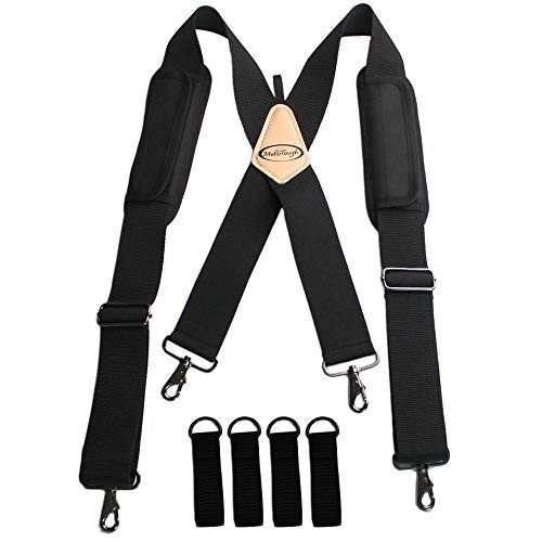 Tool Belt Suspenders work suspenders Flexible Adjustable Straps 4 Point Support
