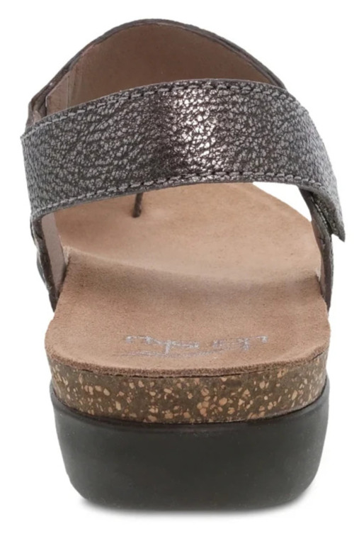 Dansko Women’s Reece Pewter Metallic Sandal (Select Size)