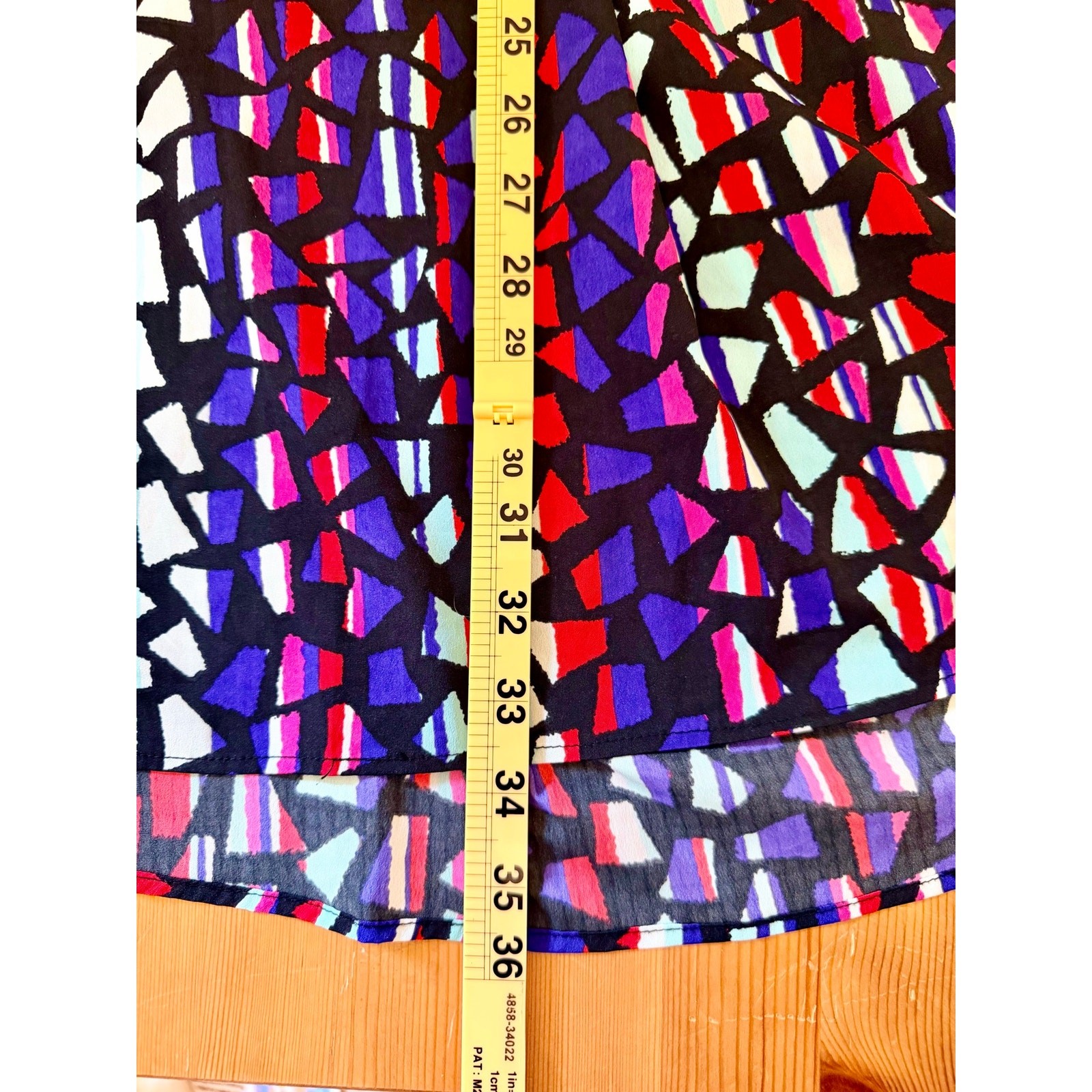 Roxy Love Seeker Dress Large Geometric Print Open Back Fit & Flare Mini Dress