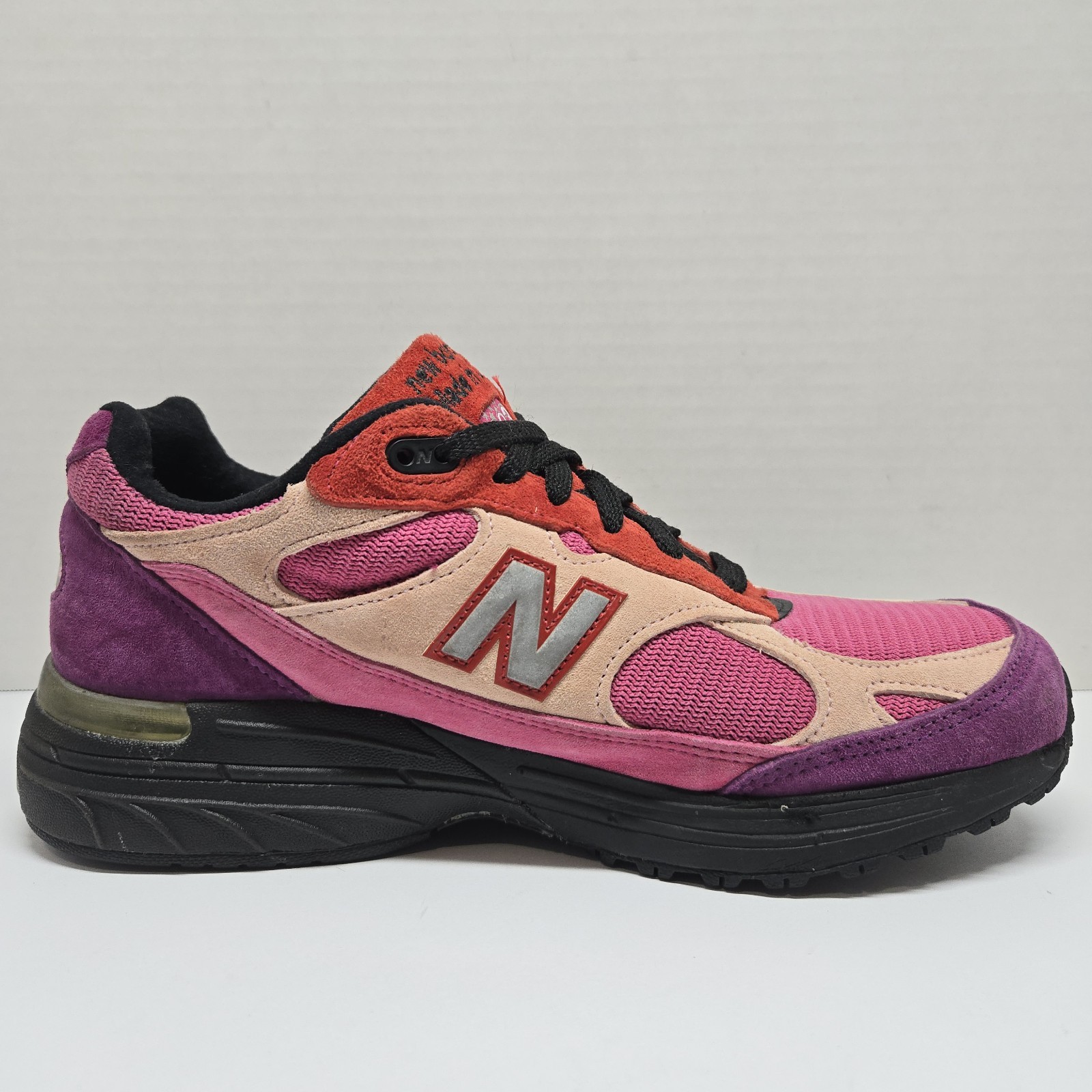 Custom New Balance 993 Made In USA US993W1 Pink Red Purple Men Size 8.5