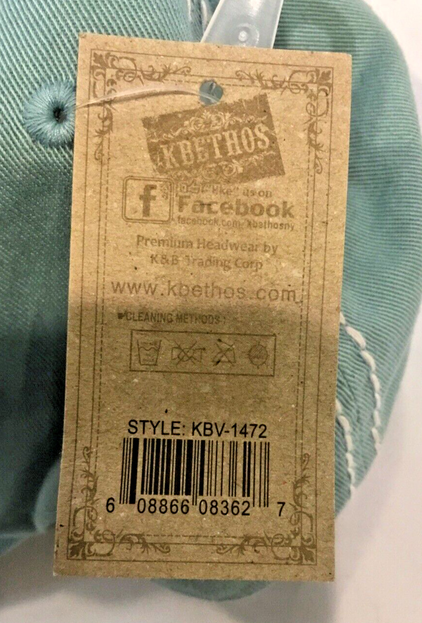 KBETHOS – Women’s Distressed Baseball Cap ” Just Another Manic Mom Day “, Blue