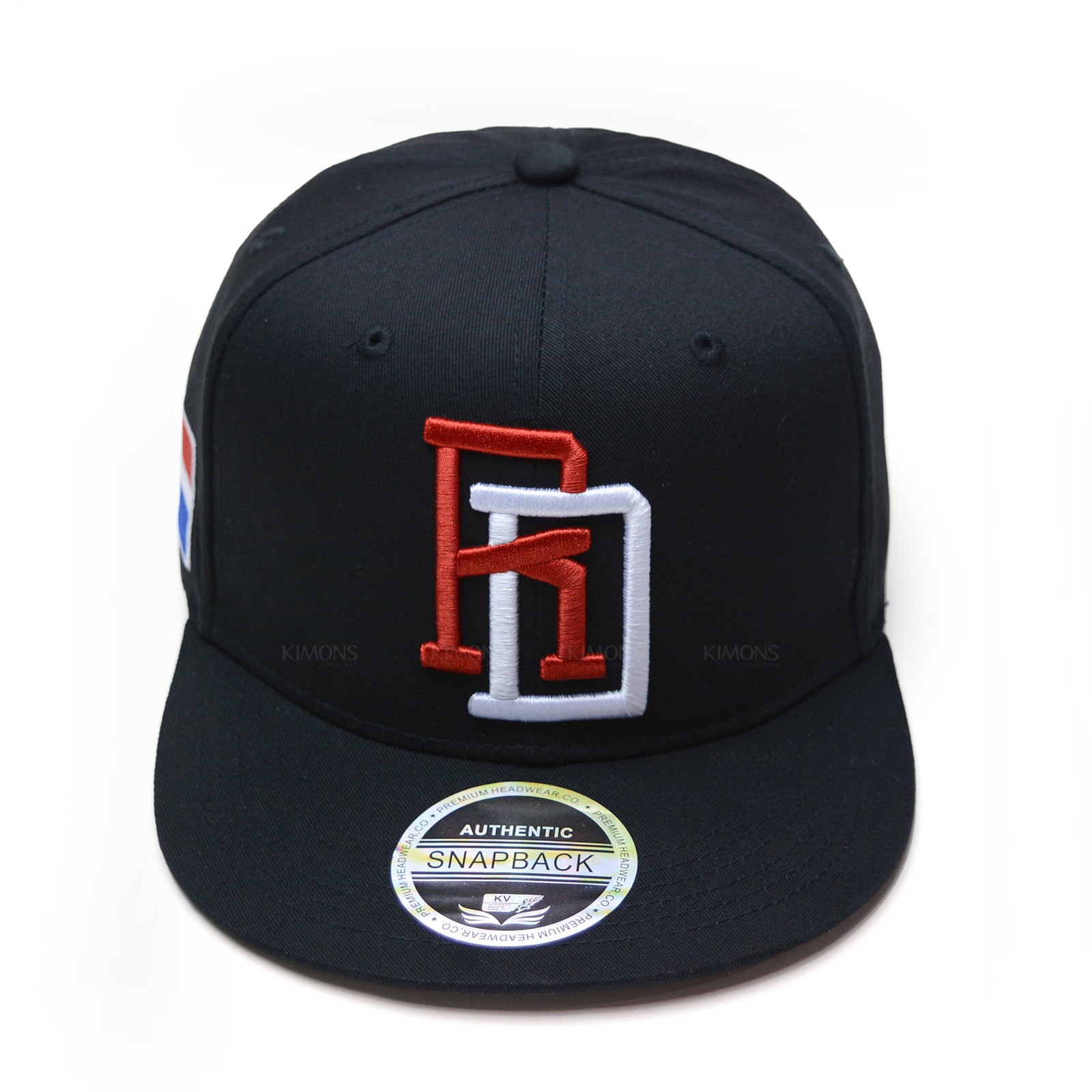 Republica Dominicana RD Snapback Hat 2026 3D Embroidery Black Cap Flag DR Cotton