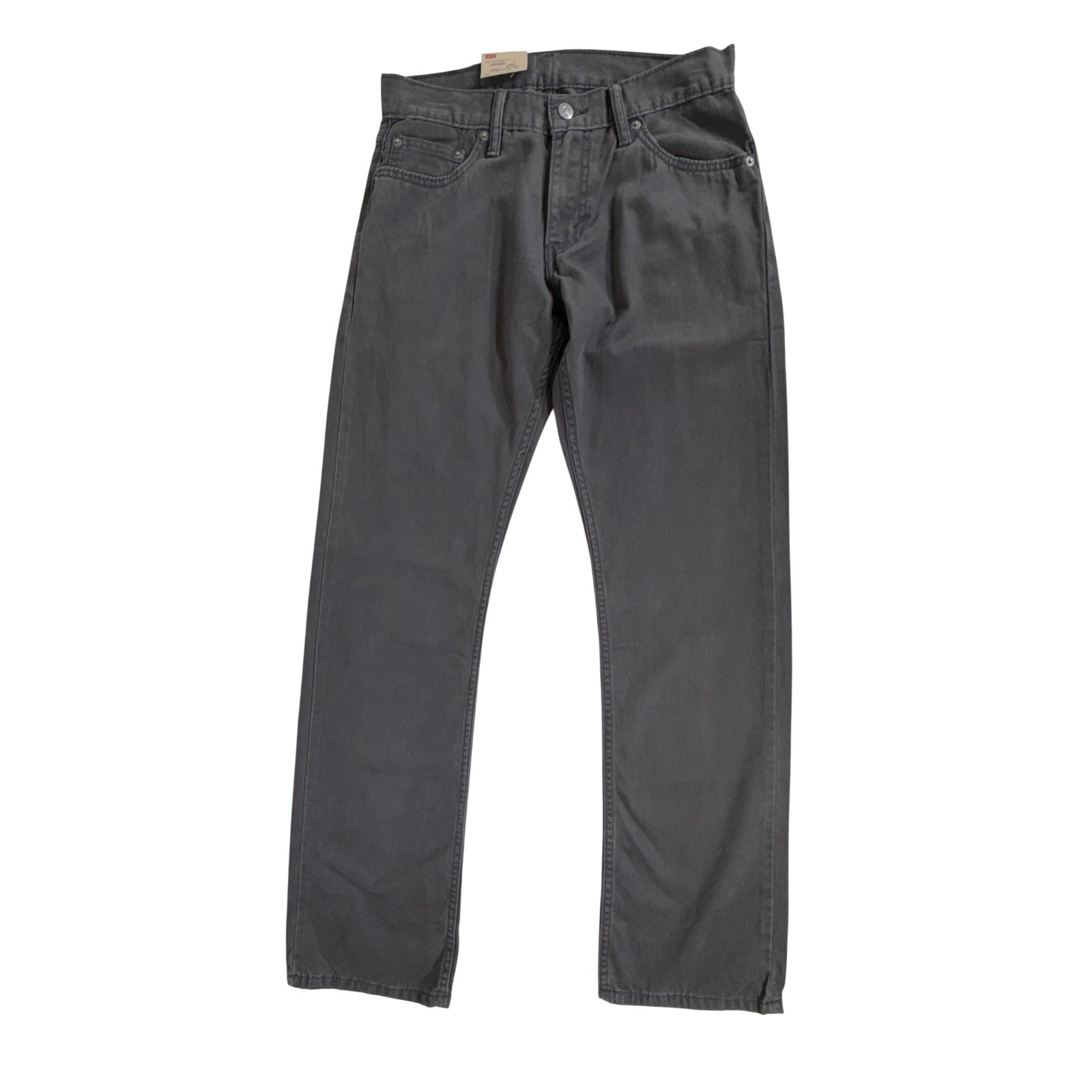 Levis 514 Slim Straight Fit Chino Pants 30×32 Charcoal Gray 100% Cotton NWT