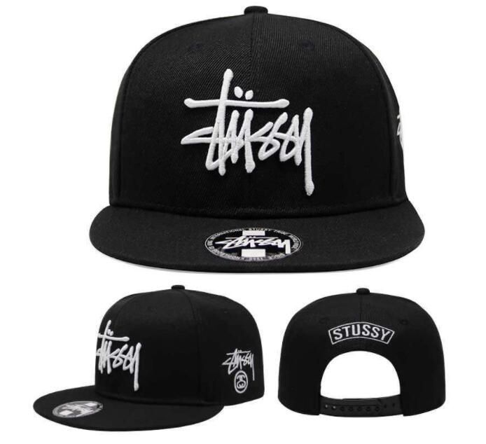 check description chose color STUSSY Snapback Cap Hat black Gray White Red acs