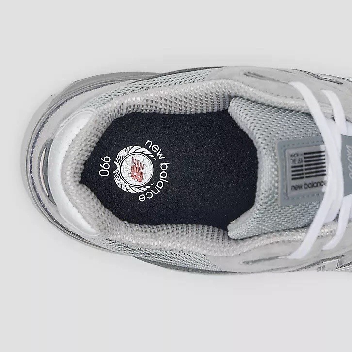 New Balance 990 v4 Sneakers Made in USA Grey Silver U990GR4 6 Men’s Size 7.5-13