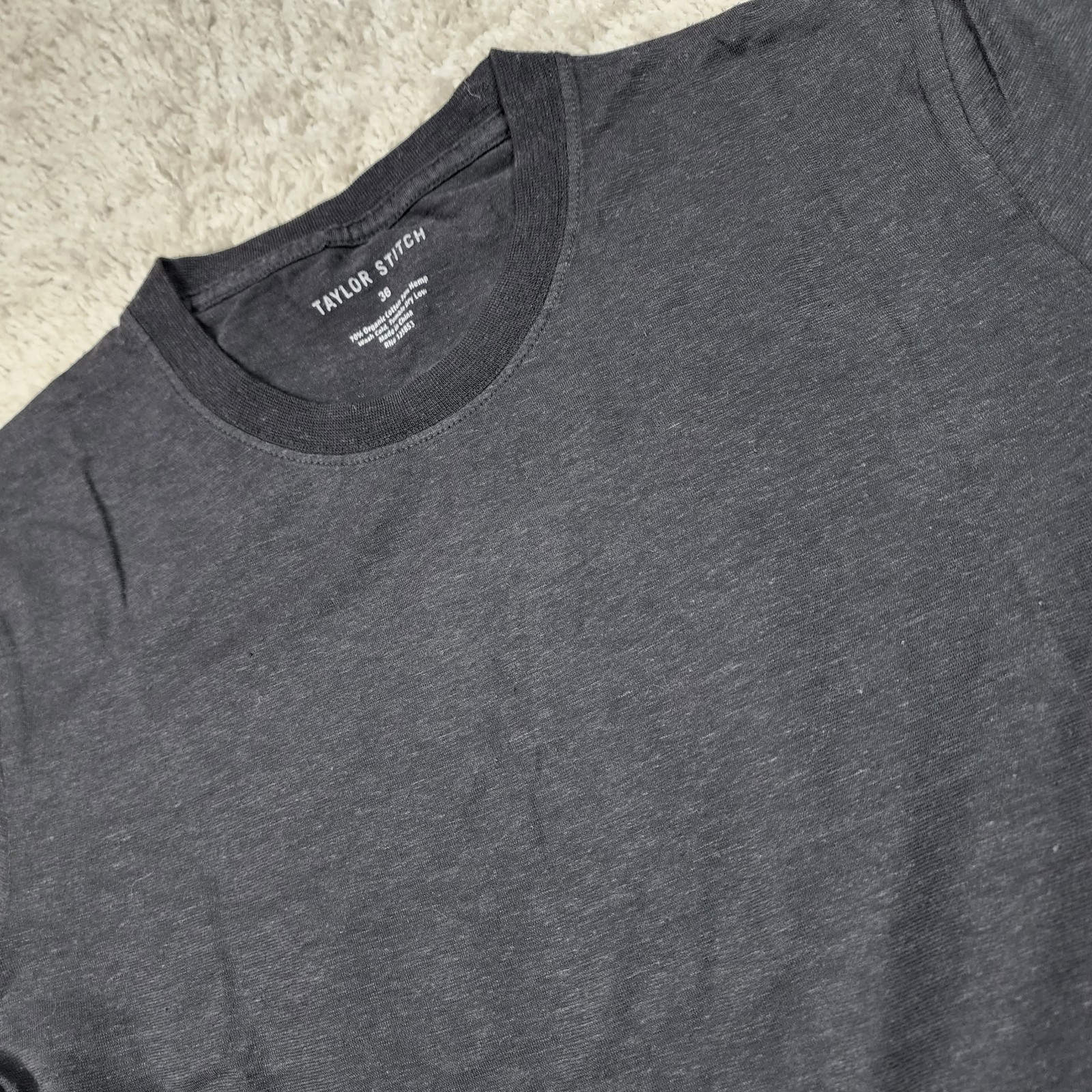 Taylor Stitch Organic Cotton Hemp Shirt Size 36 XS New Without Tags NWOT Grey
