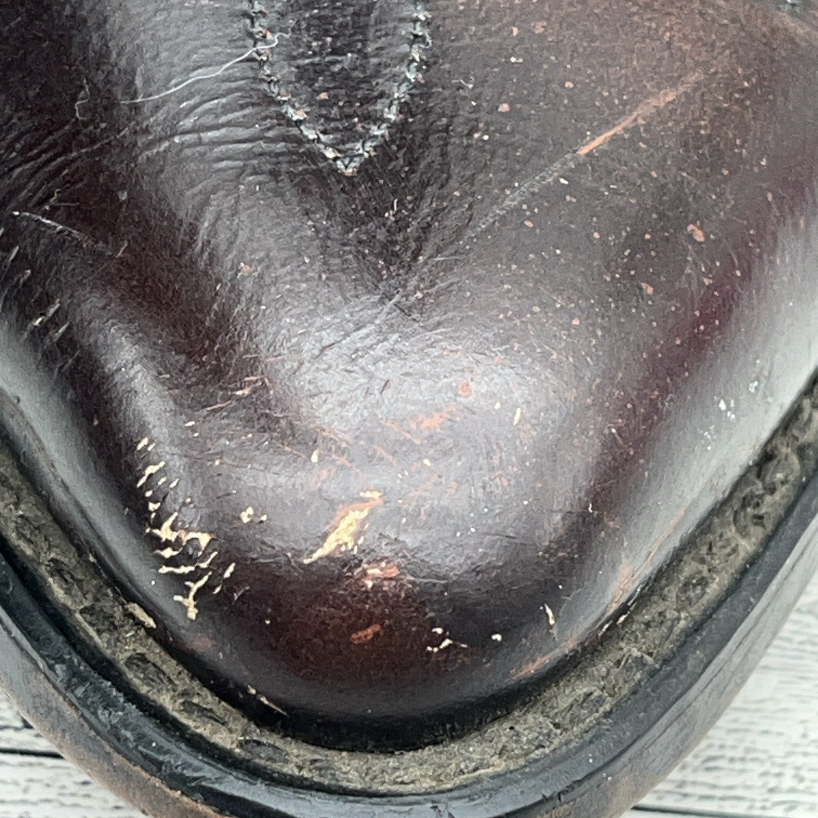 Laredo 2637 Brown Leather Western Cowboy Boots USA Men Size 9 2E