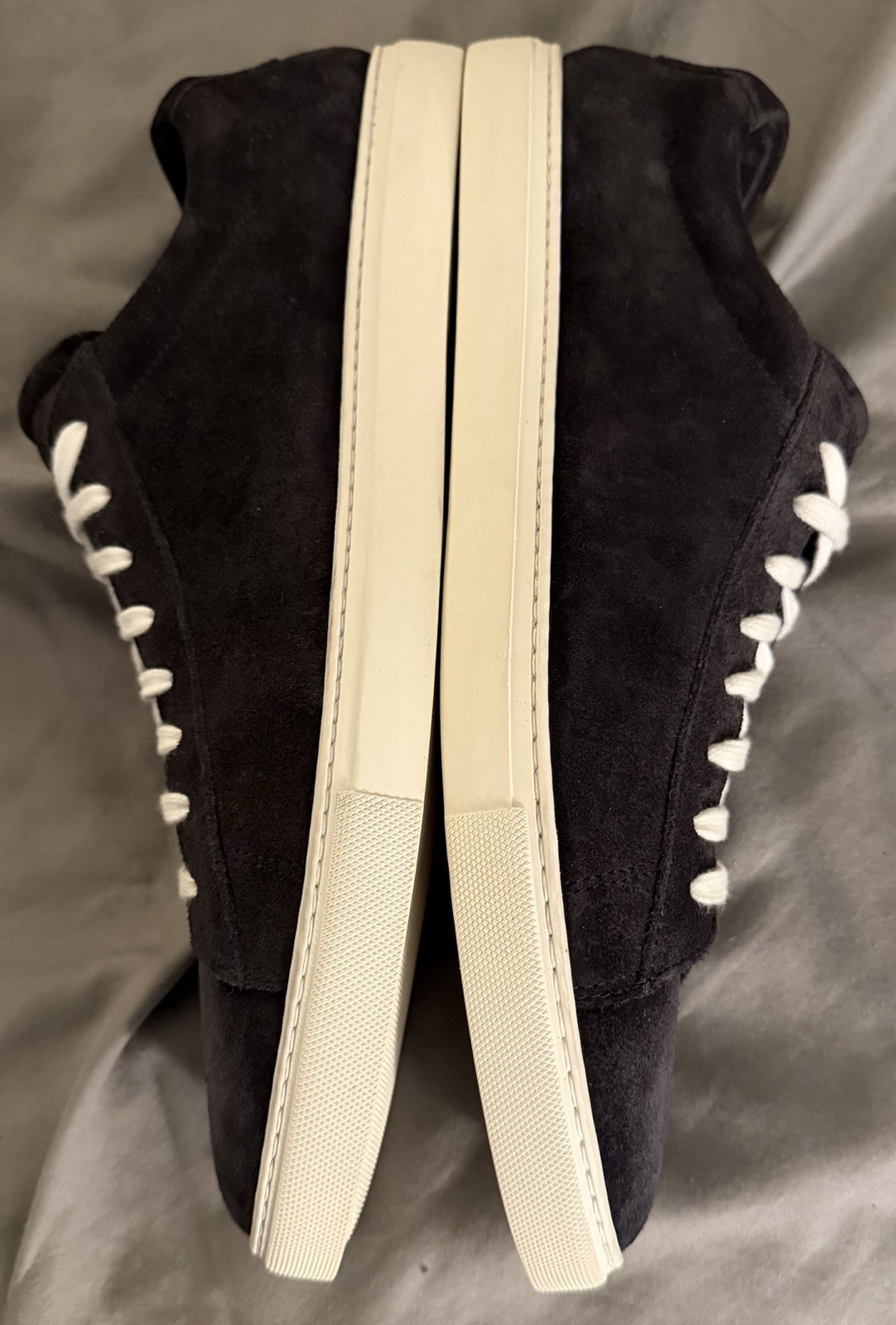 Oliver Cabell Low 1 ‘Navy Waxed’ Suede Sneakers Sz EU 45/ US 12 Made In Italy!