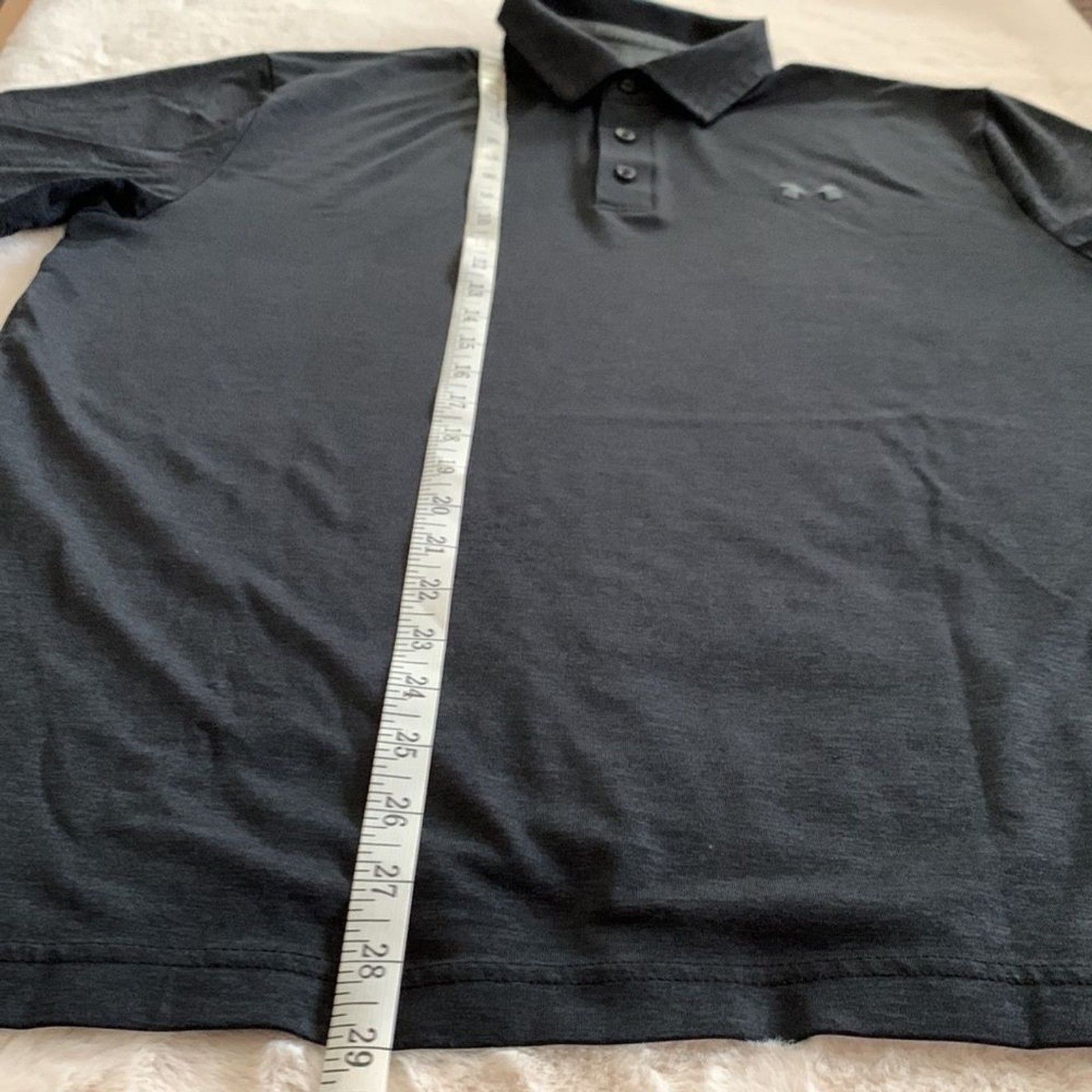 Under Armour Mens Large dark gray playoff polo