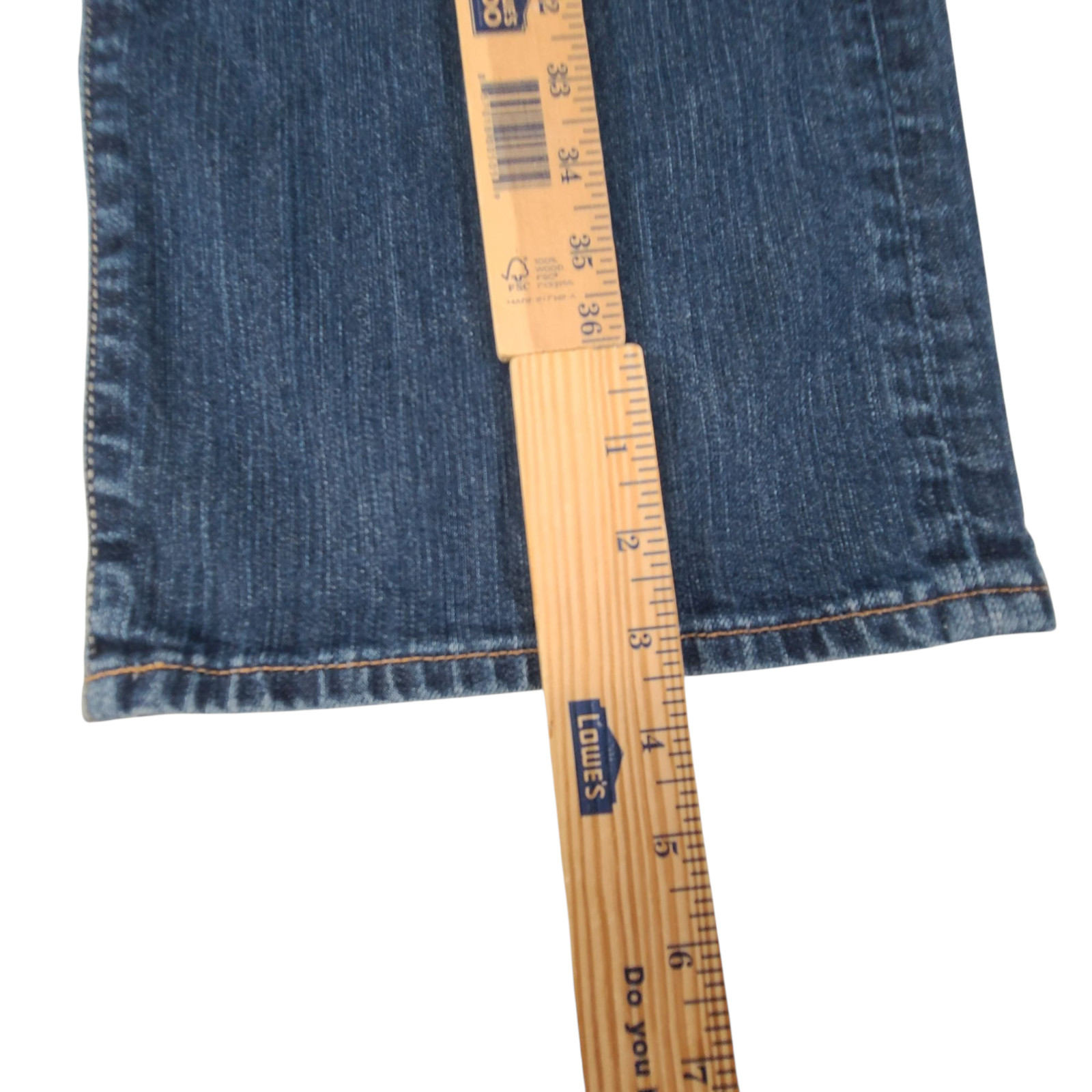 Lucky Brand 181 Relaxed Stretch Rugged Blue Denim Jeans Mens 44×30 (42×27)