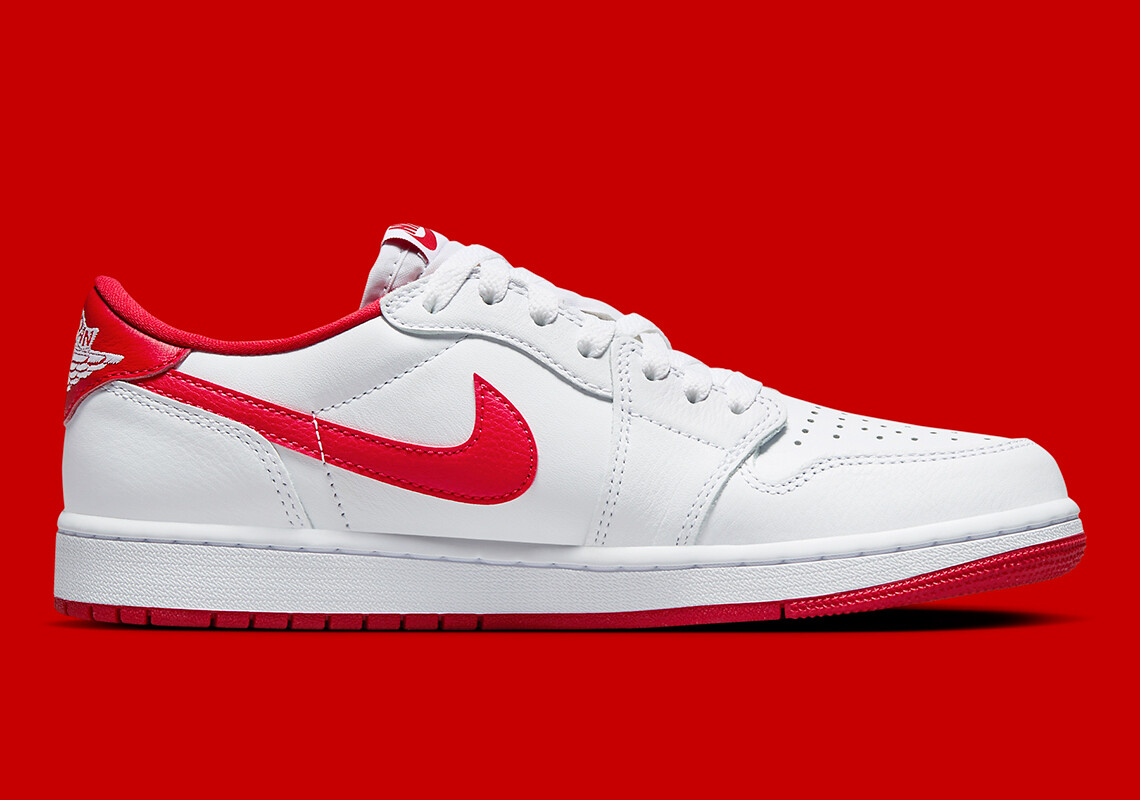 Nike Air Jordan 1 Retro Low OG 2023 White University Red CZ0790-161 Men’s