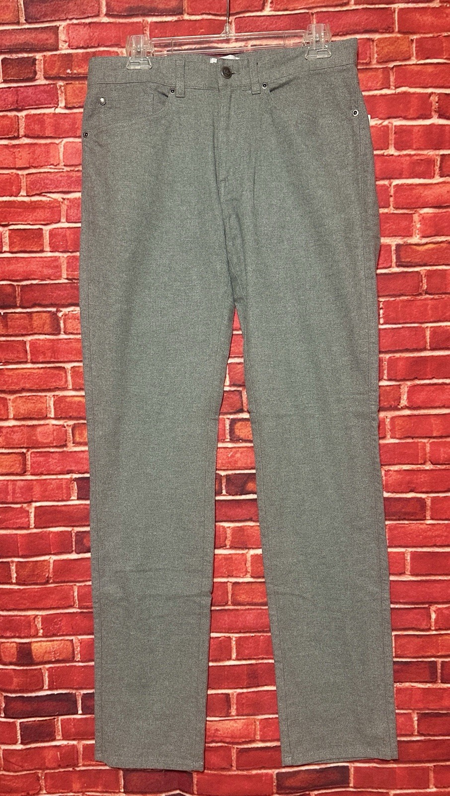 Peter Millar Mountainside Flannel Five Pocket Trouser Pant Mens 30 x 32 Gray NWT