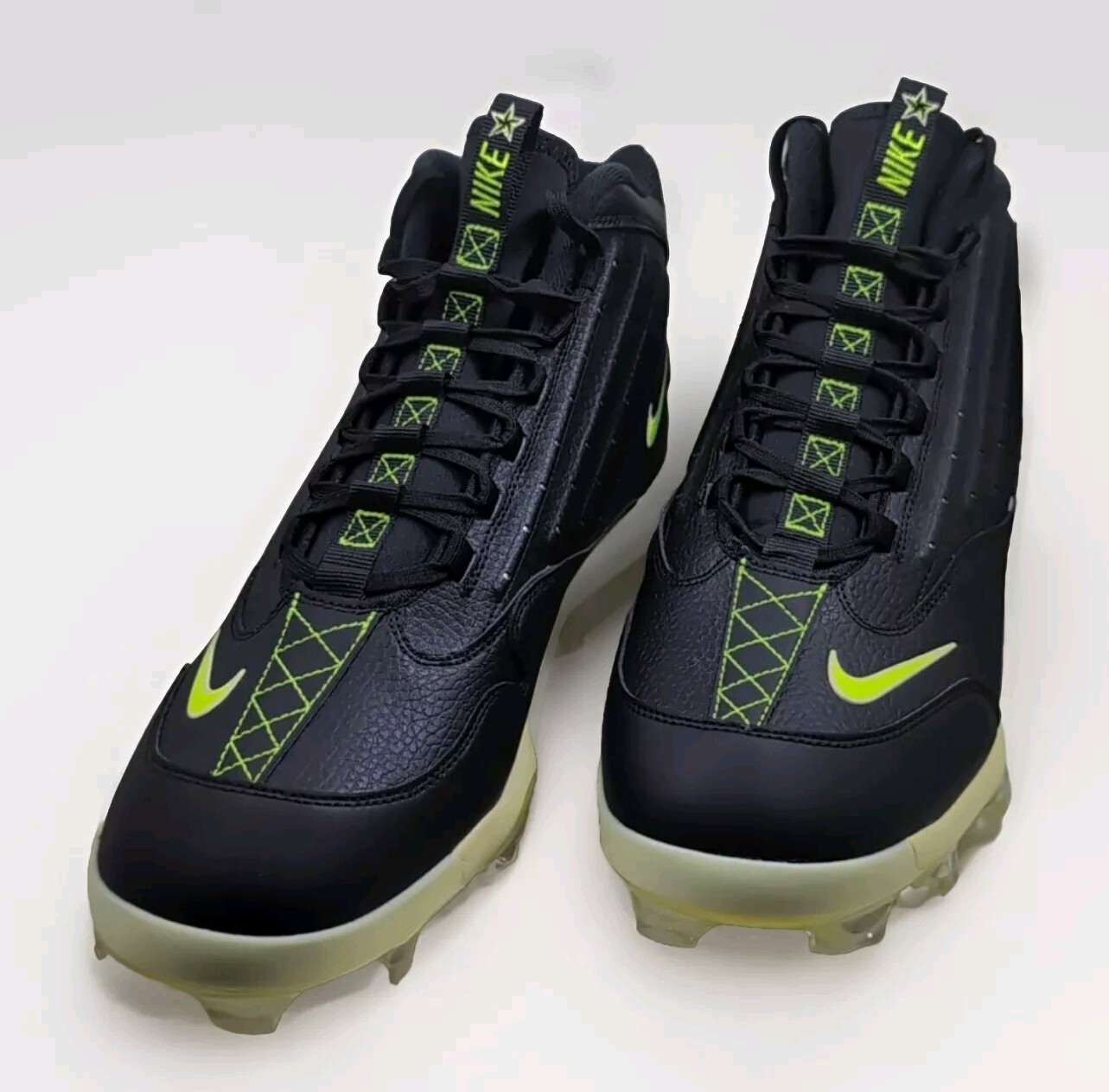 Nike Baseball Cleats Griffey 2 MCS Black Volt HF1579-001 Mens Sz 13 Brand New