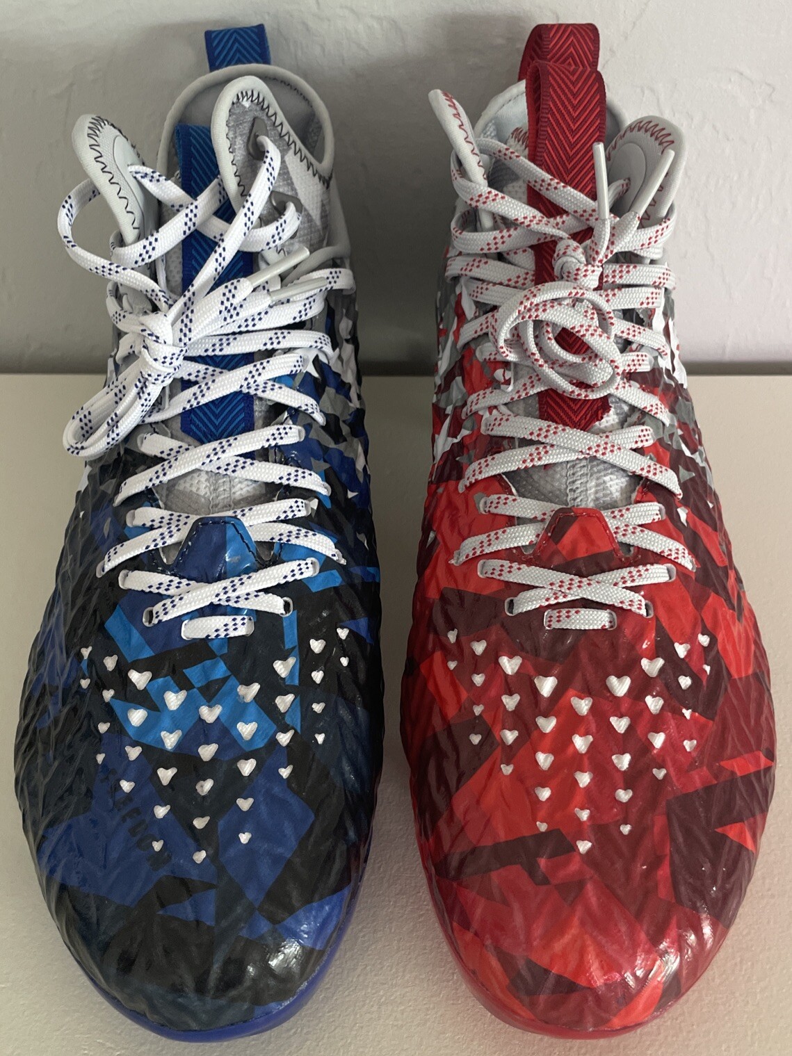 LIMITED EDITION FREEDOM UNDER ARMOUR SPOTLIGHT CLONE MC LE FOOTBALL CLEATS 12.5