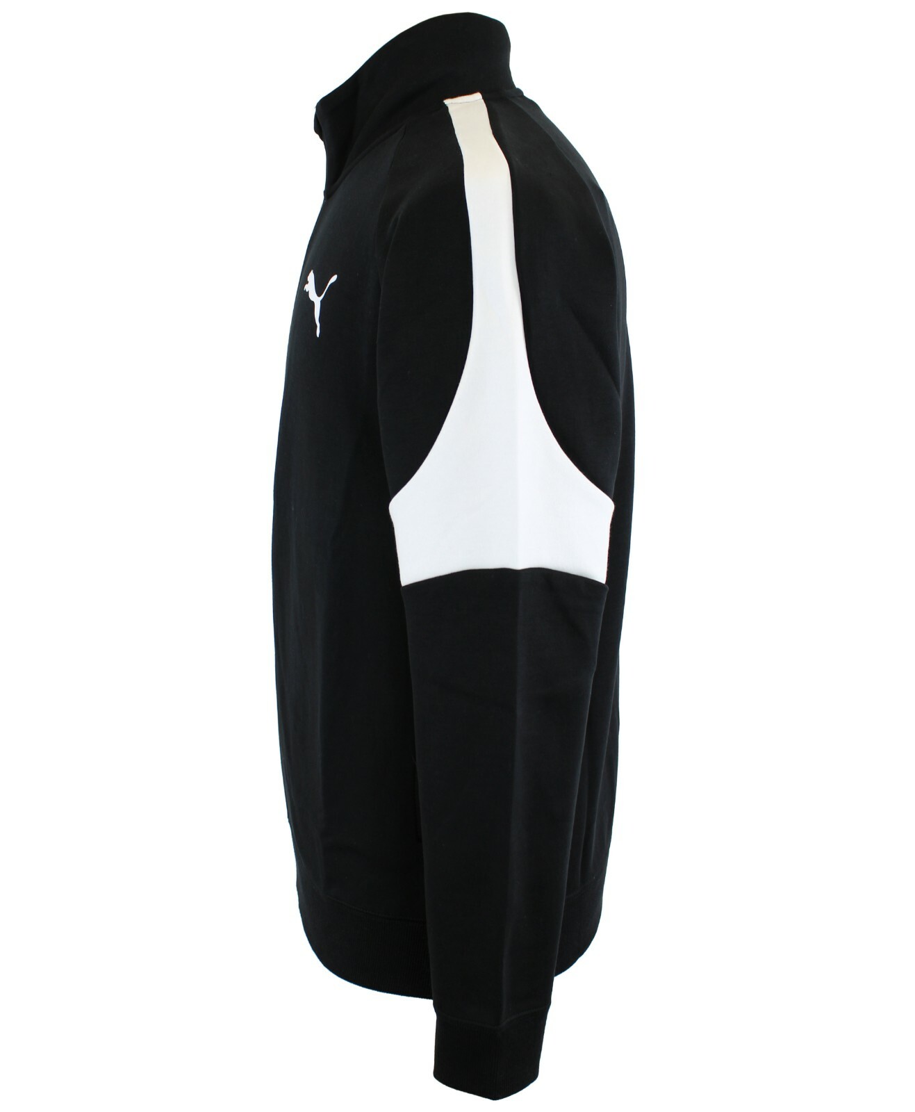 Puma Evostripe Men’s Core Track Jacket Full Zip, 4 Pockets, Black/White