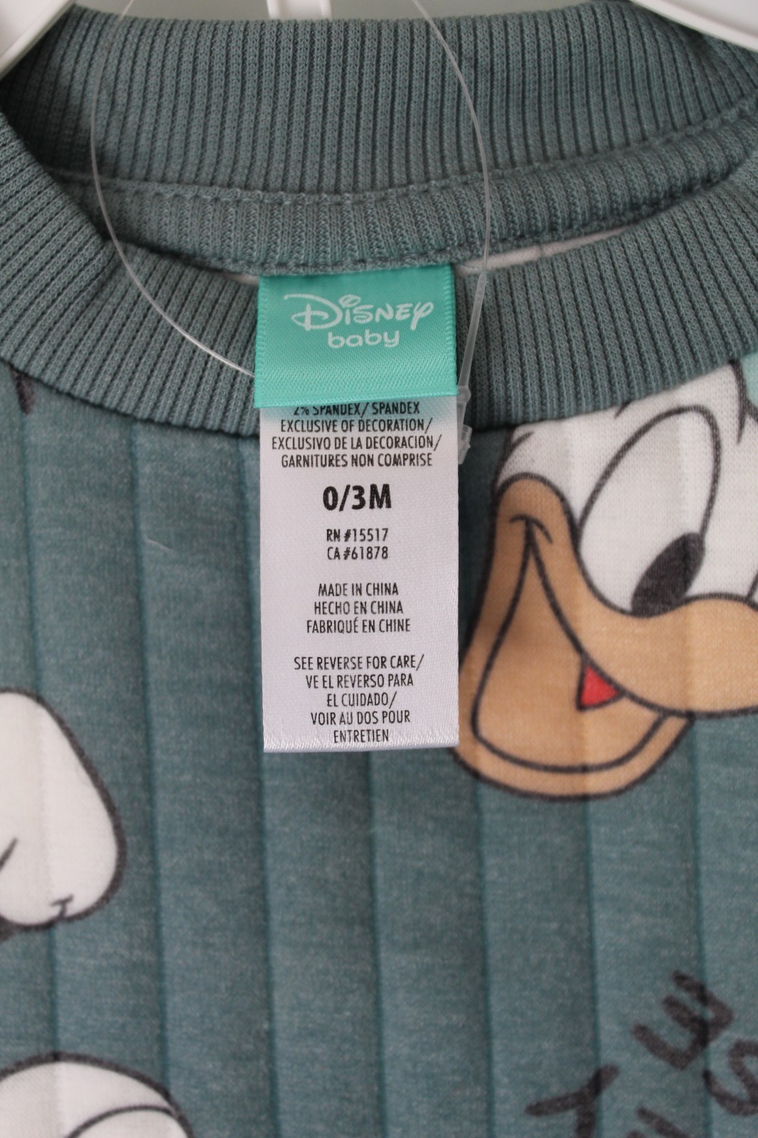 DISNEY BABY 0-3 MONTHS MICKEY MOUSE OUTFIT NEW WITH TAGS