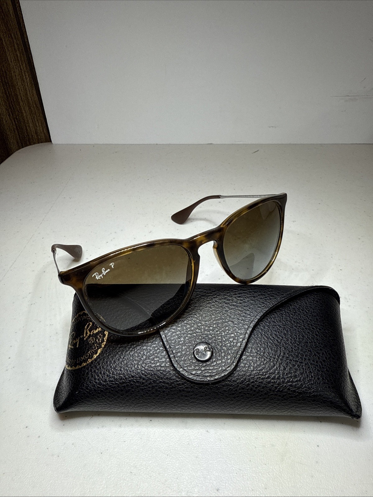 Ray-Ban Erika Rb4171 710/T5 3P Polarized Sunglasses 54-18-145 Frames Only Italy