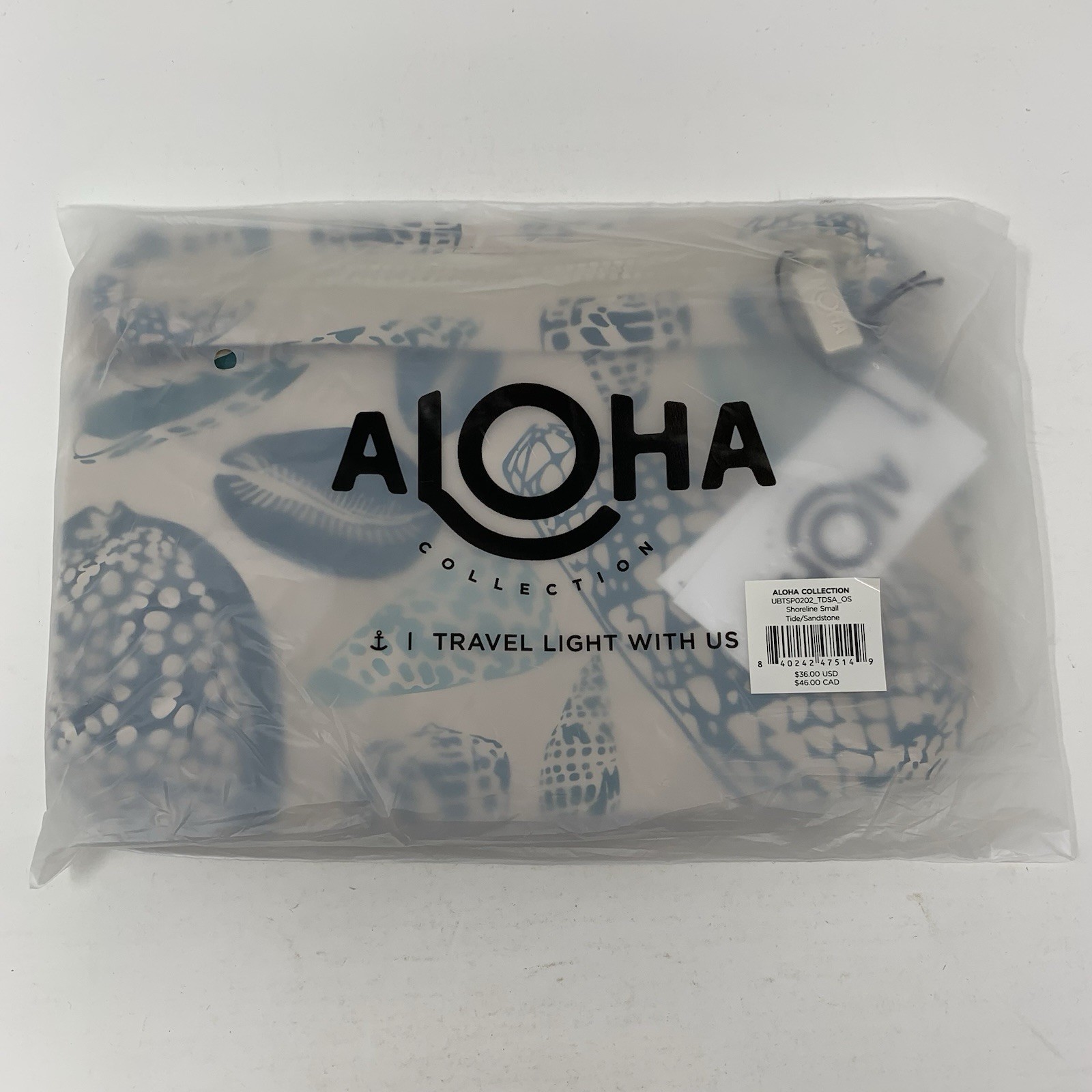 Aloha Collection Small Pouch Shoreline Tide/Sandstone NEW