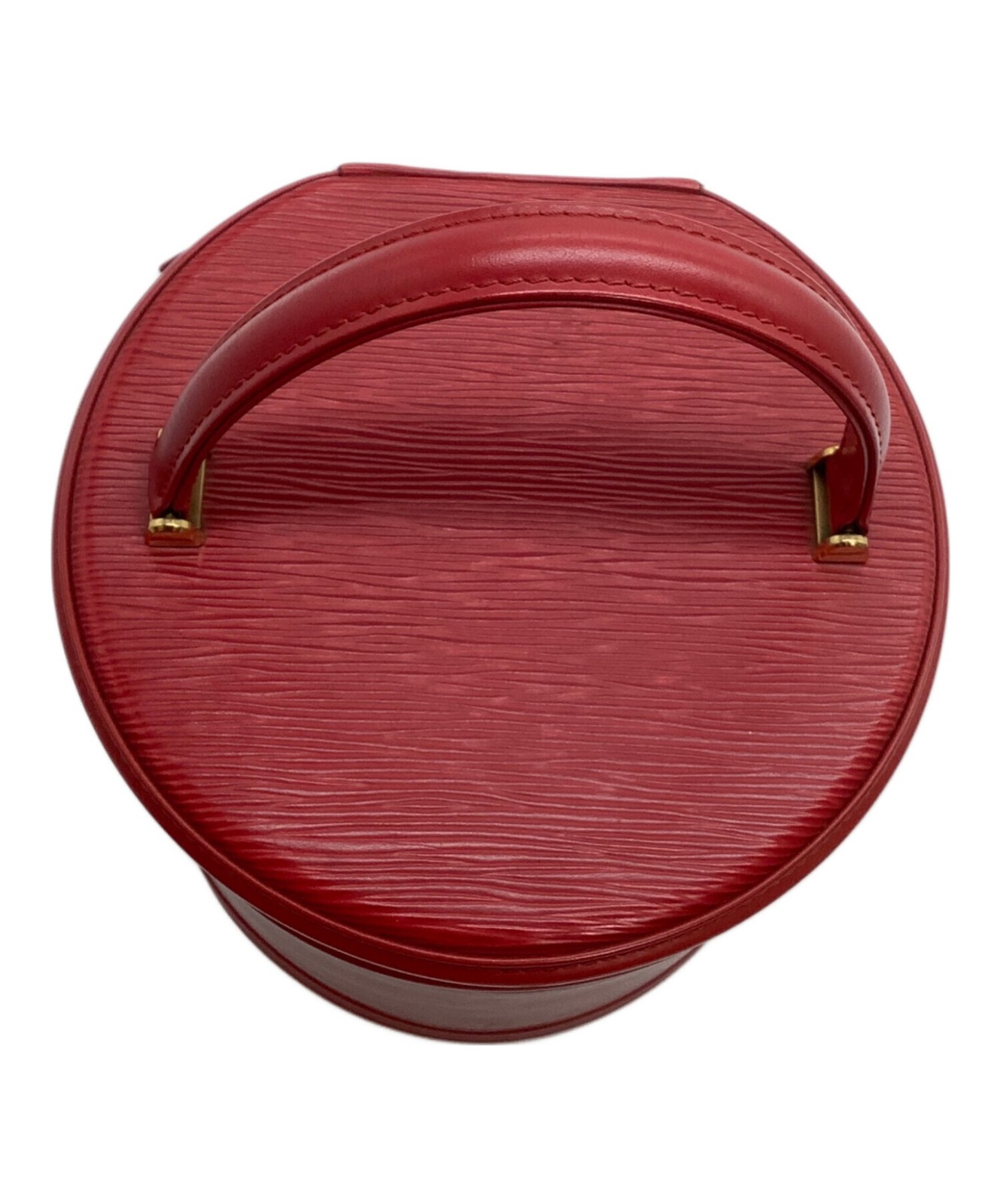 Louis Vuitton Vanity Bag Epi Cannes M48037 Epi Leather Red #TFB5286