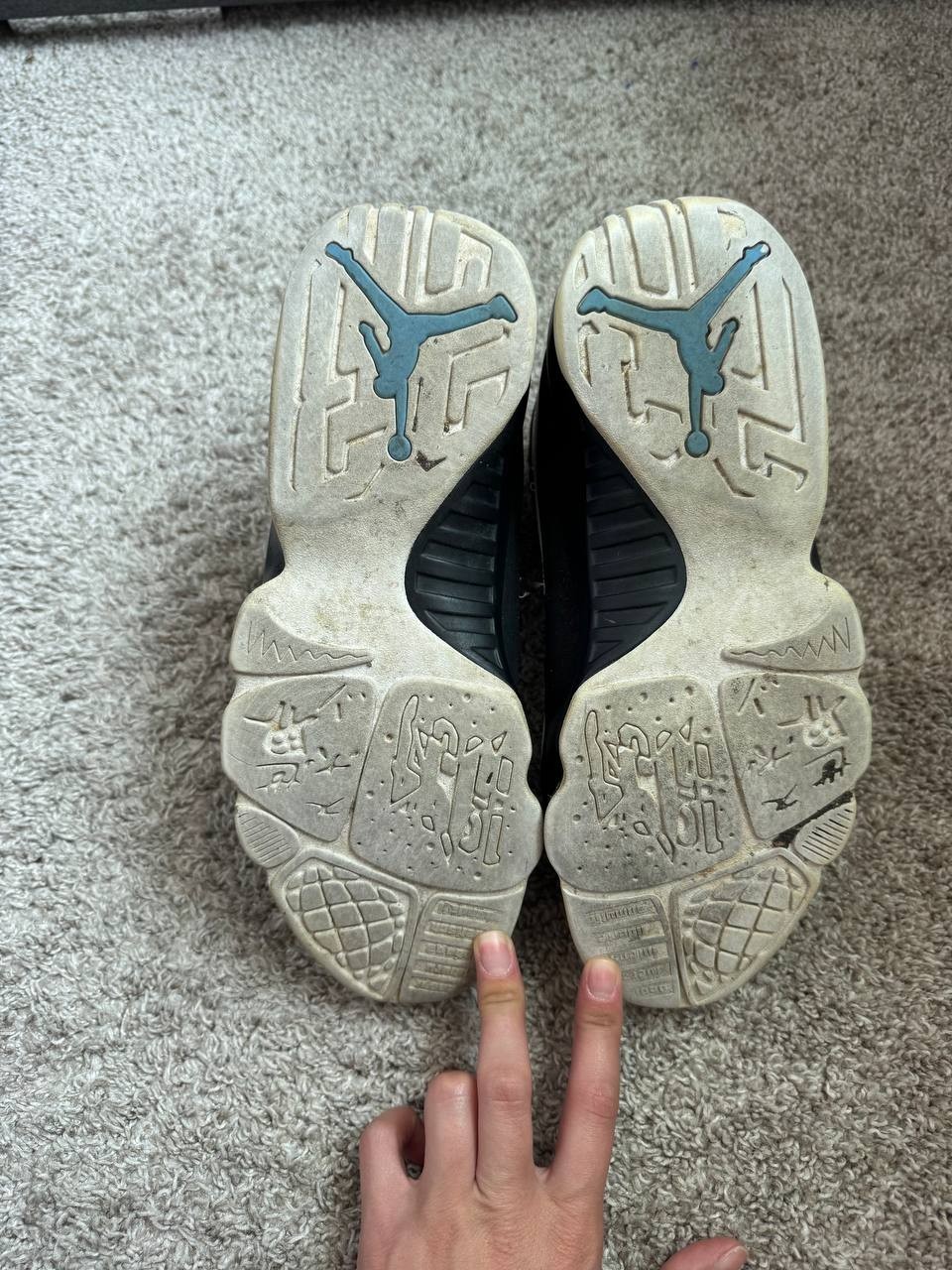 Jordan 9 Retro University Blue SZ 9 cm27 S.03