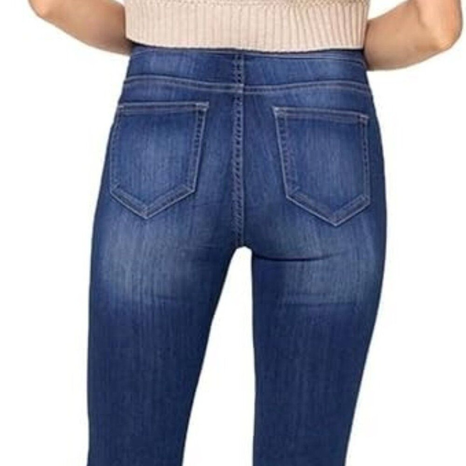Cello Jeans Women’s Mid-Rise Flared Jegging Elasticized Waist-Band Size Small