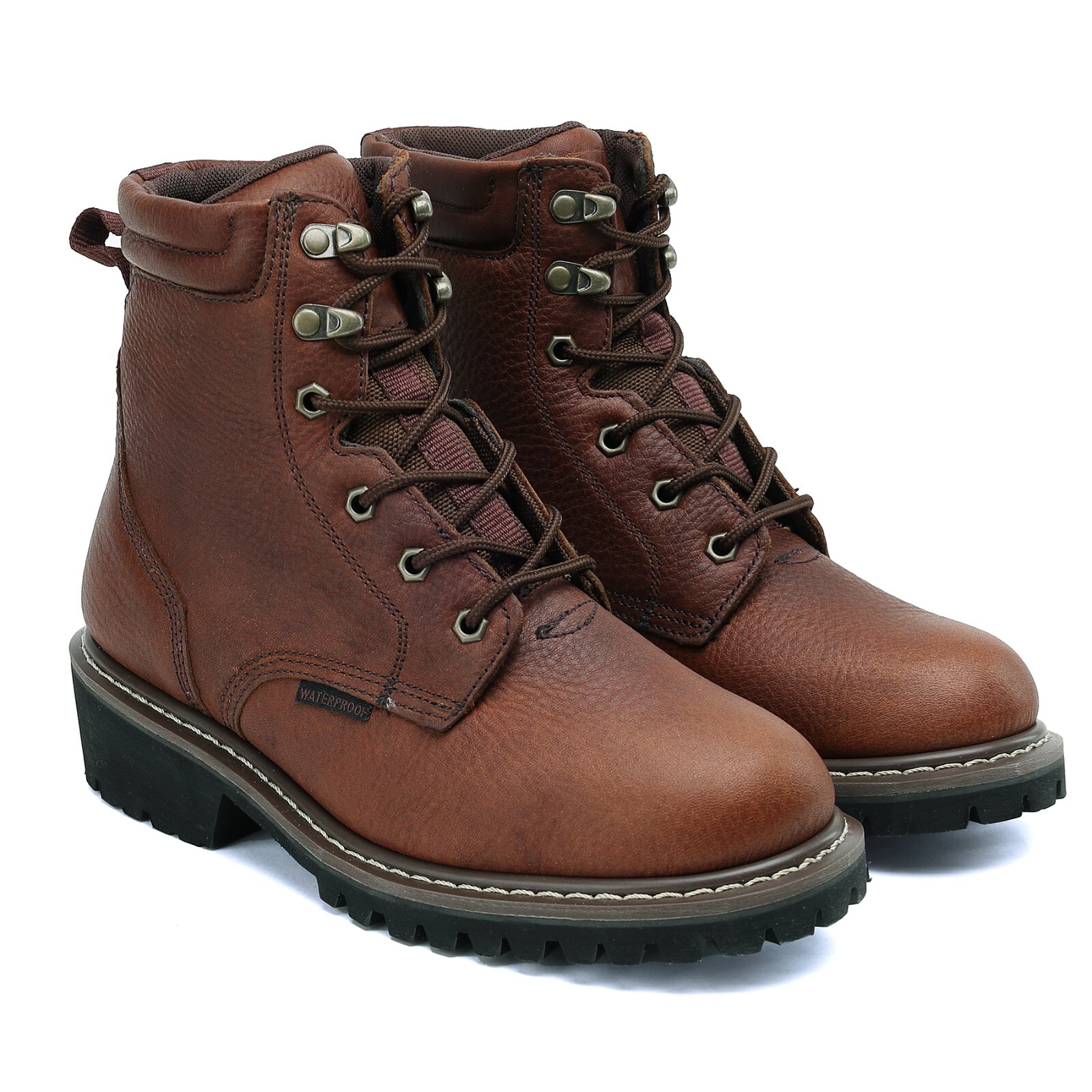 DieHardWork Boots for Men 6″ Soft Toe Waterproof Slip Resistant Mens Work Boots